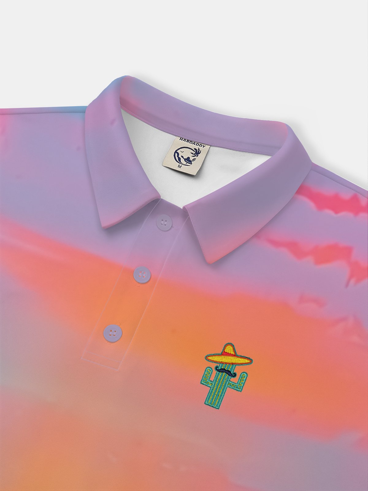 Hardaddy Moisture-wicking Golf Polo Ombre Cactus