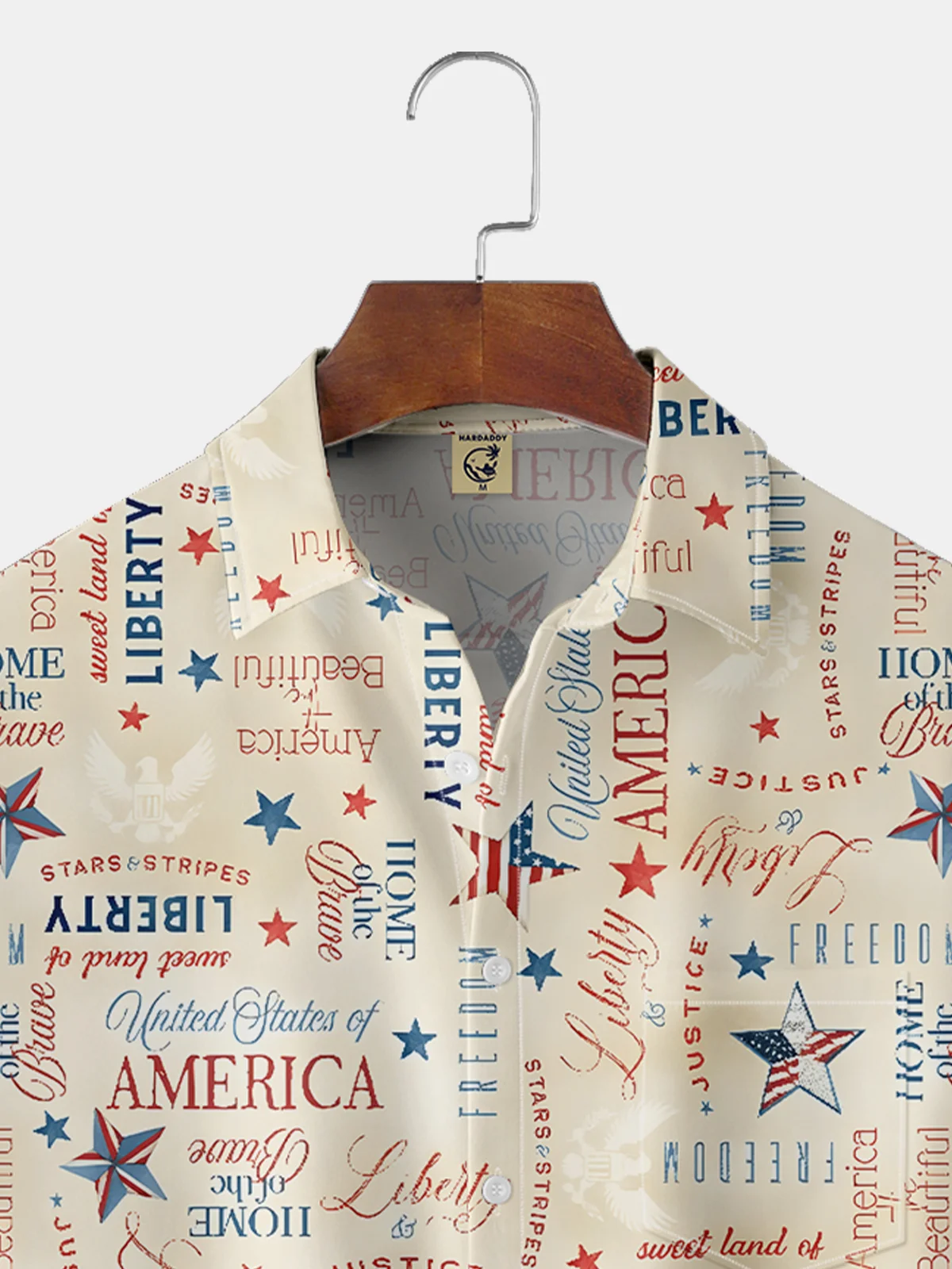 Moisture-Wicking American Chest Pocket Casual Shirt