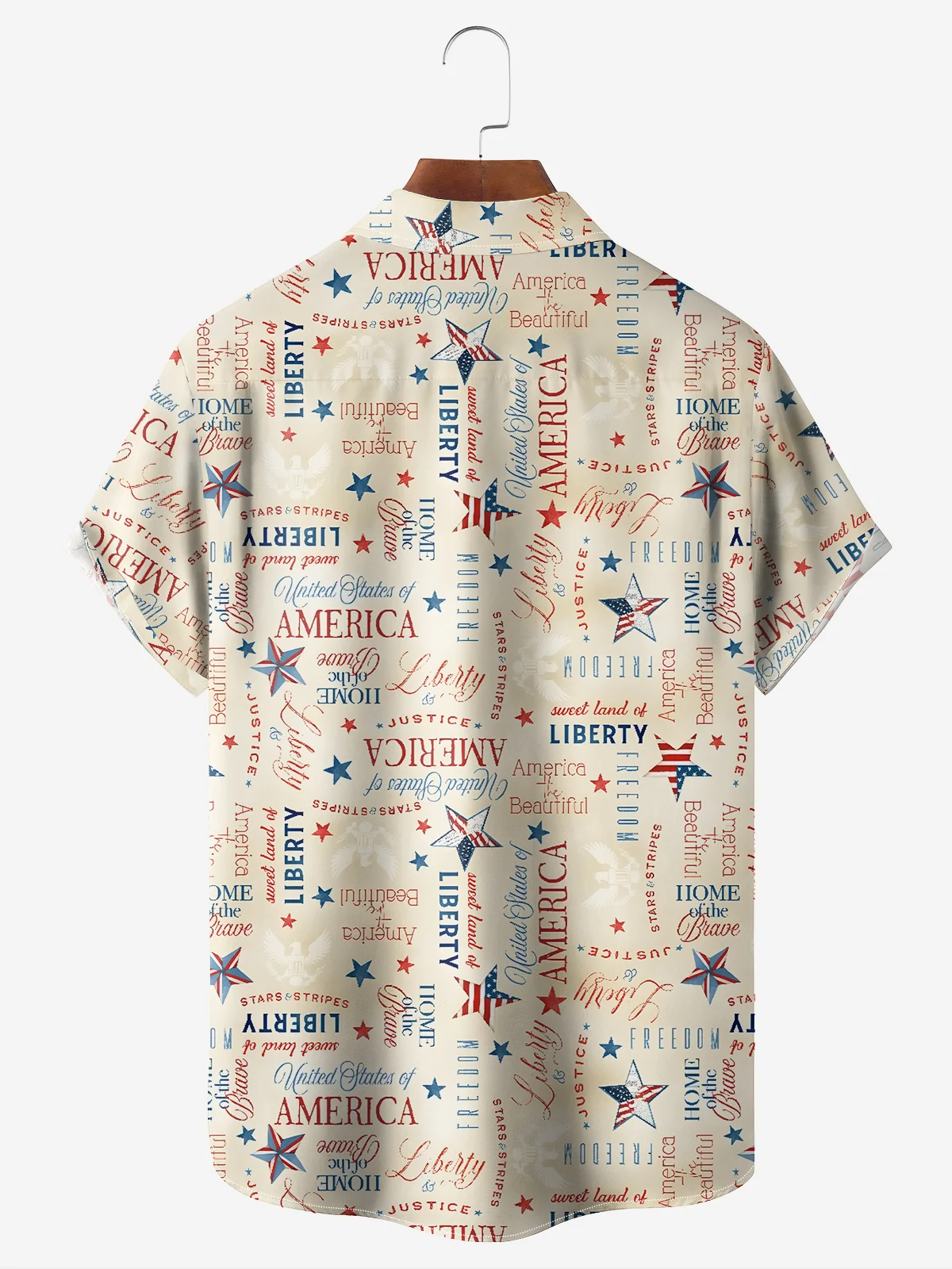 Moisture-Wicking American Chest Pocket Casual Shirt