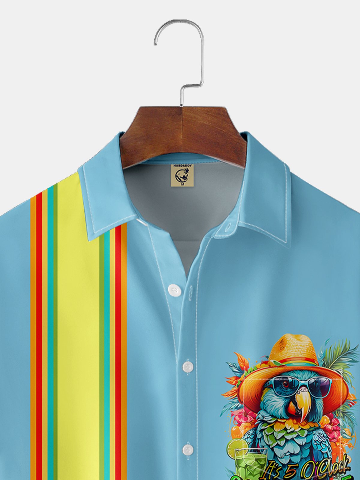 Moisture-wicking Breathable Parrot Bowling Shirt