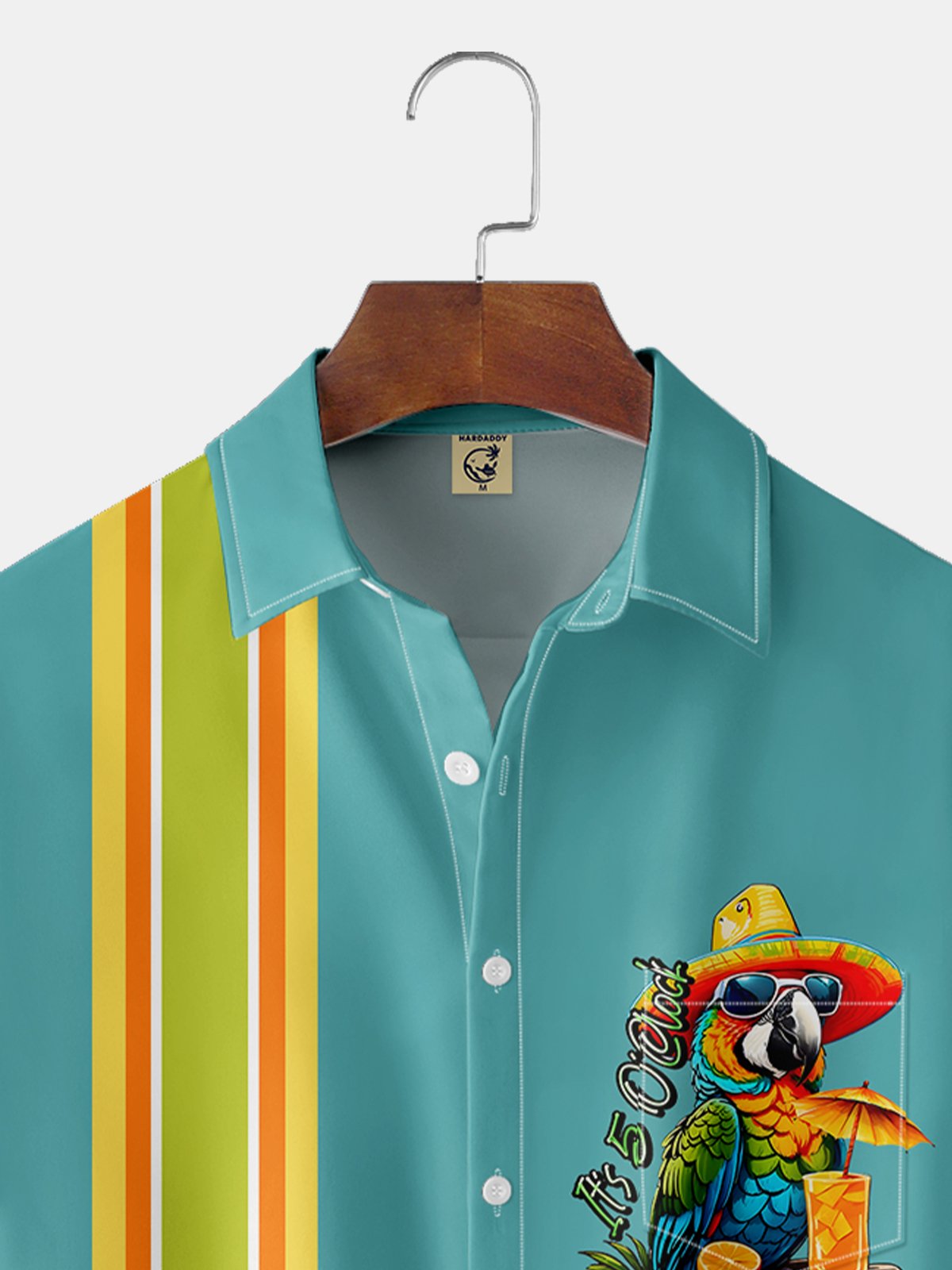 Moisture-wicking Breathable Color-block Bowling Shirt