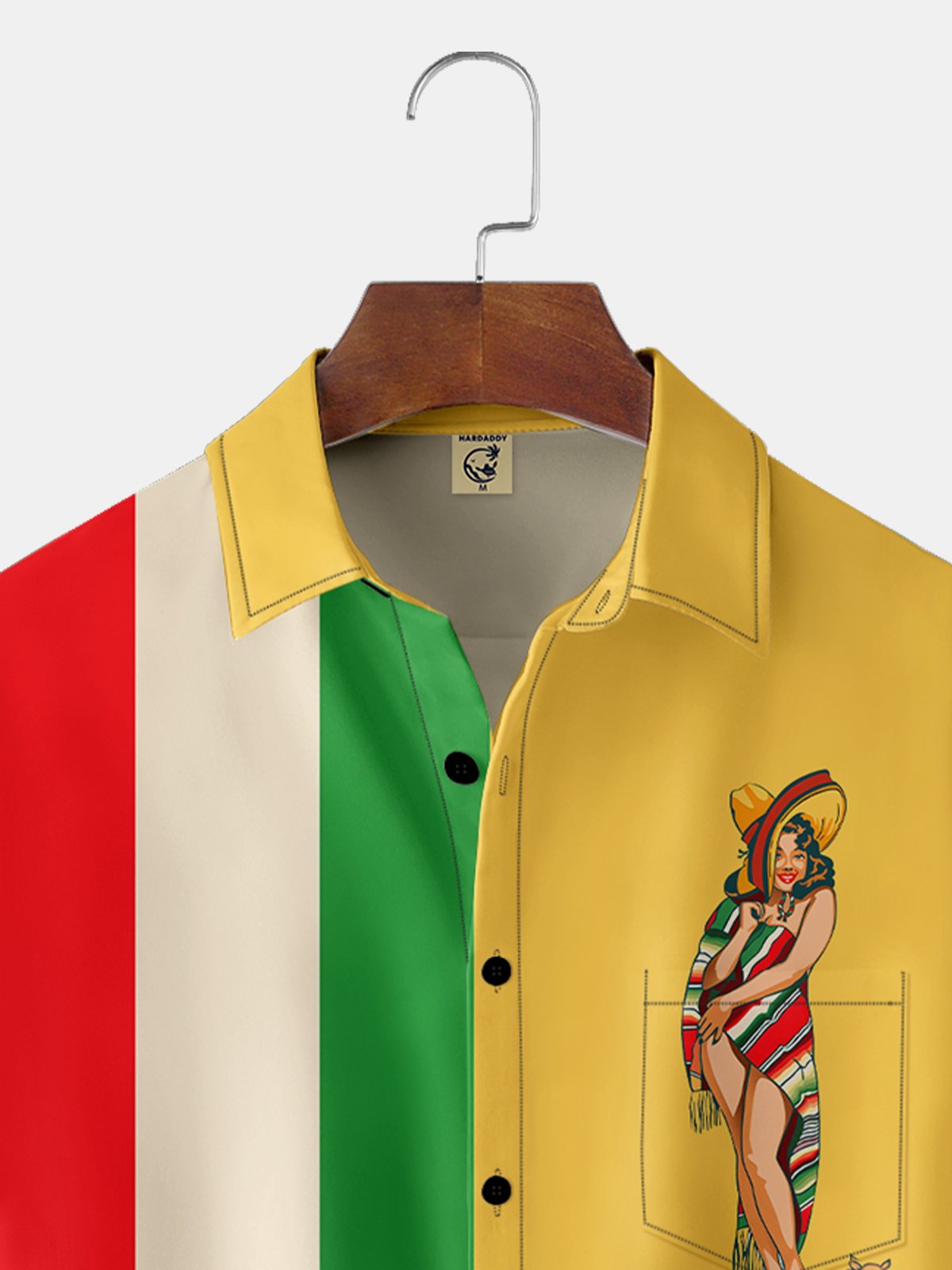 Moisture-wicking Breathable Mexican Girl Bowling Shirt