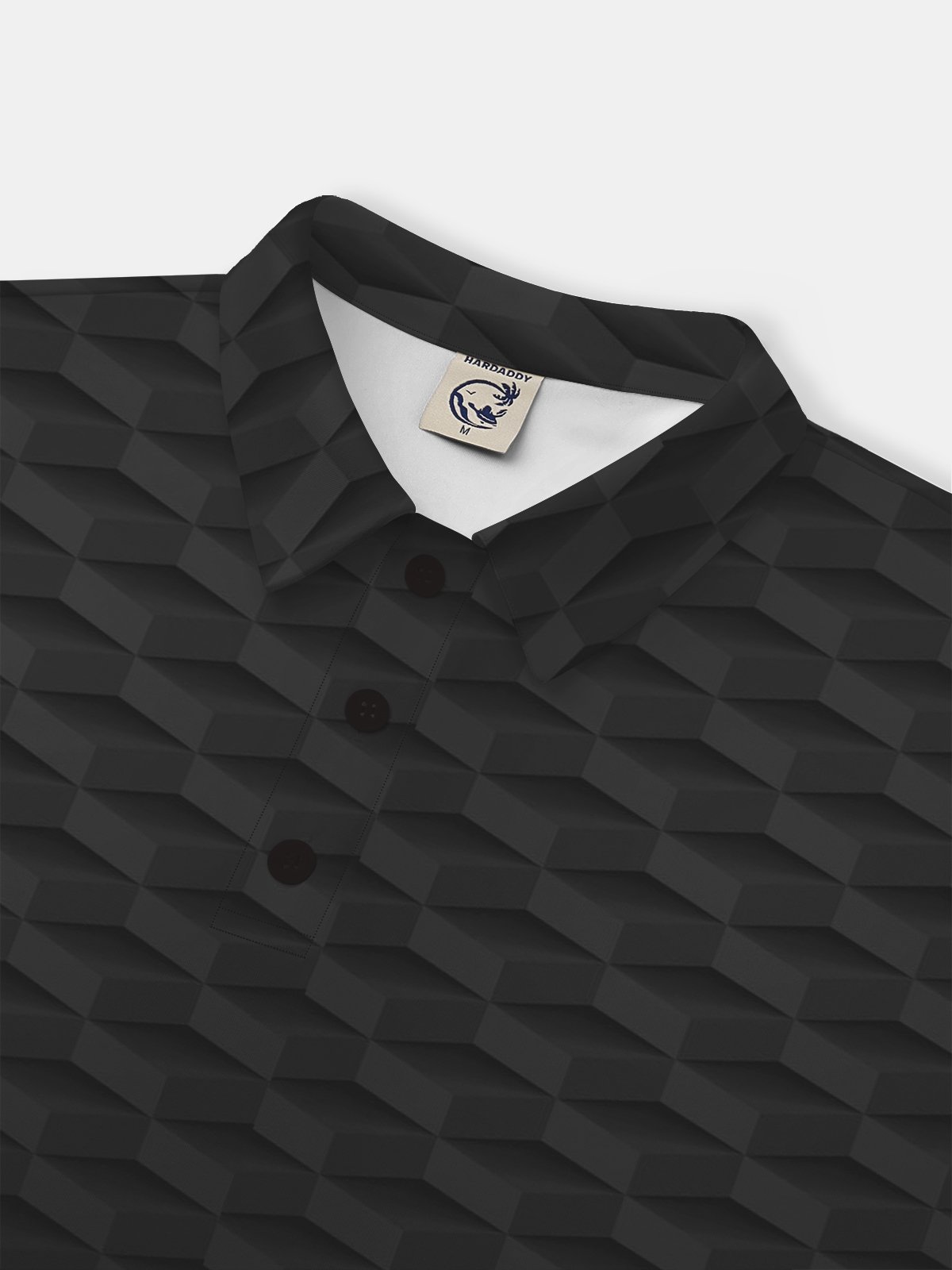 Moisture-wicking Golf Polo 3D Geometry