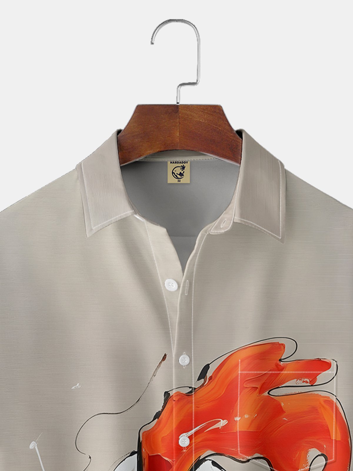 Moisture-Wicking Rooster Print Chest Pocket Shirt