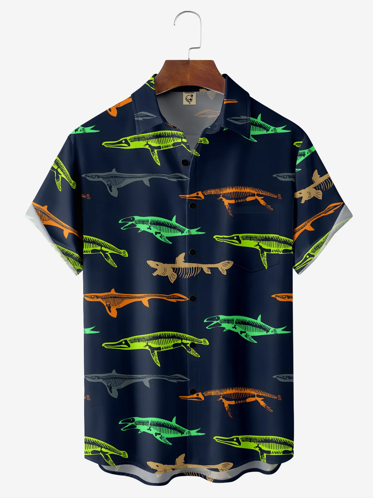 Moisture-Wicking Marine Animal Print Shirt