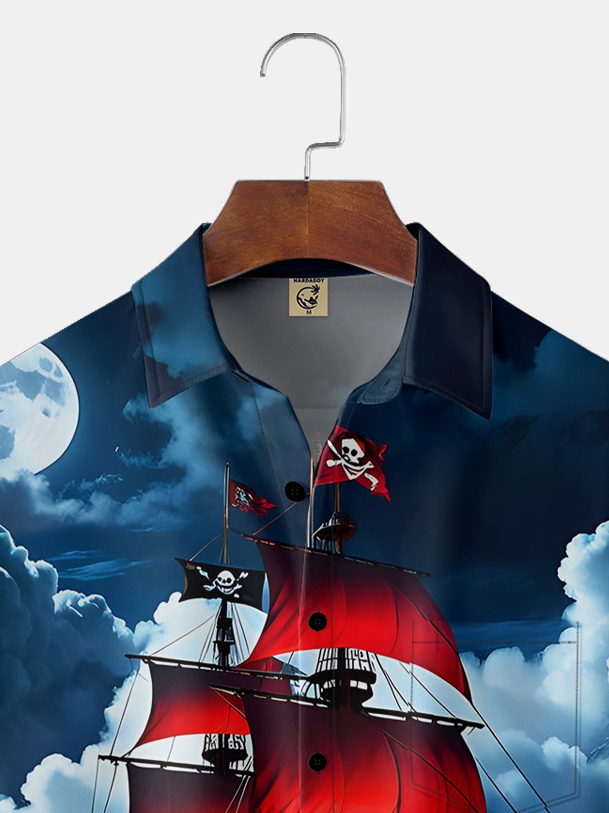 Breathable Sailboat Chest Pocket Casual Shirt