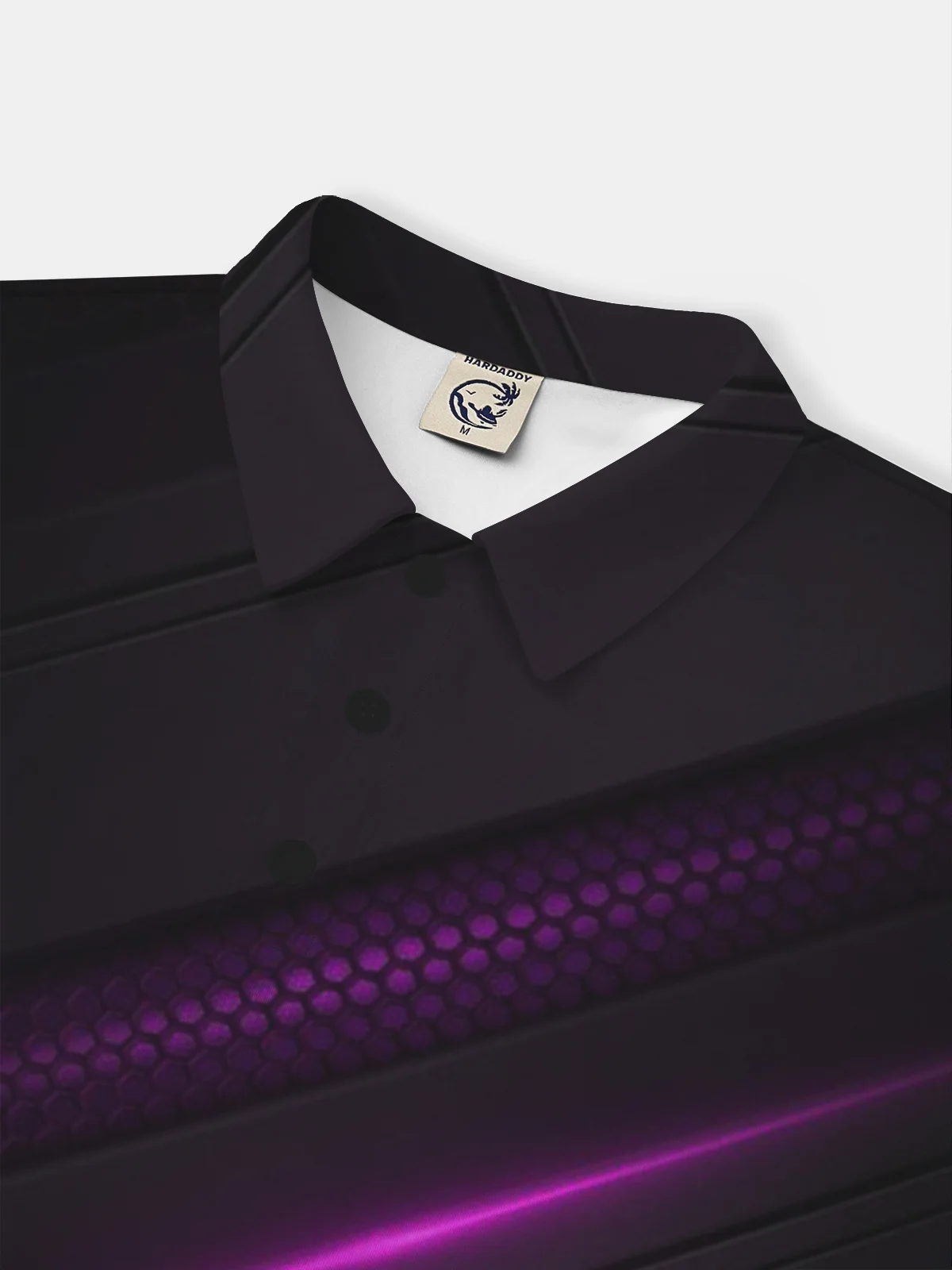 Moisture Wicking Golf Polo 3D Abstract Gradient Color Geometric