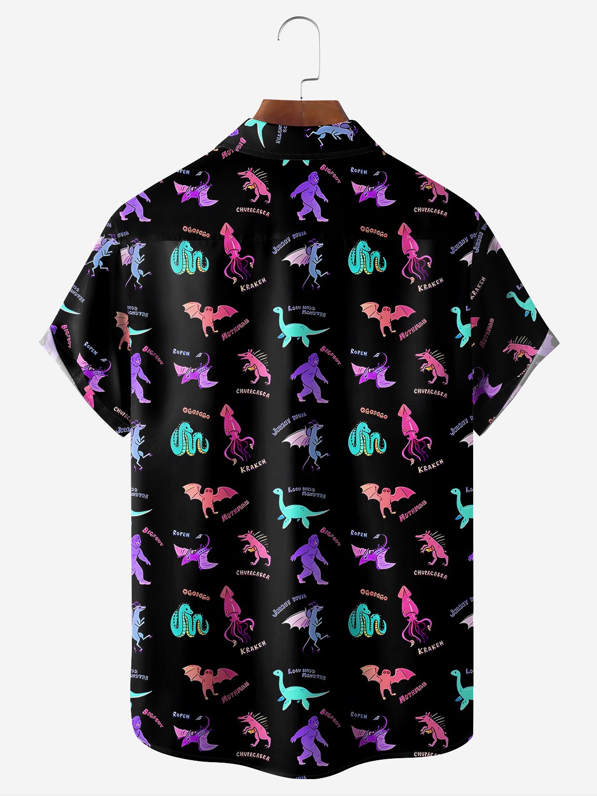 Moisture-wicking Color American Legend Animal Chest Pocket Hawaiian Shirt