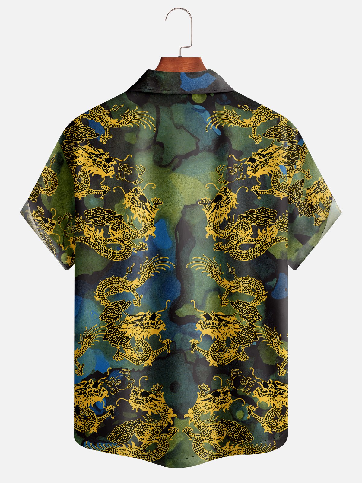 Moisture-wicking Dragon Hawaiian Shirt