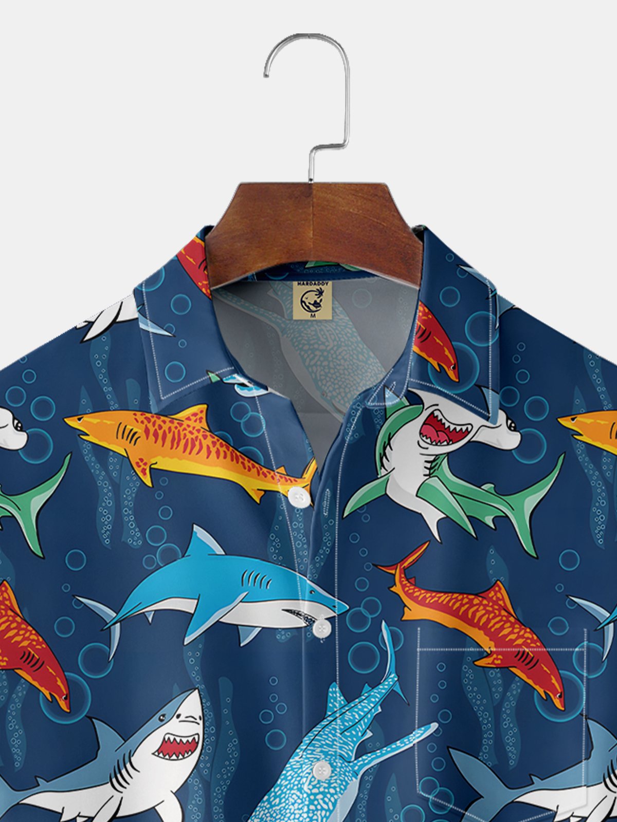 Moisture-Wicking Sea Animal Whale Shark Print Shirt