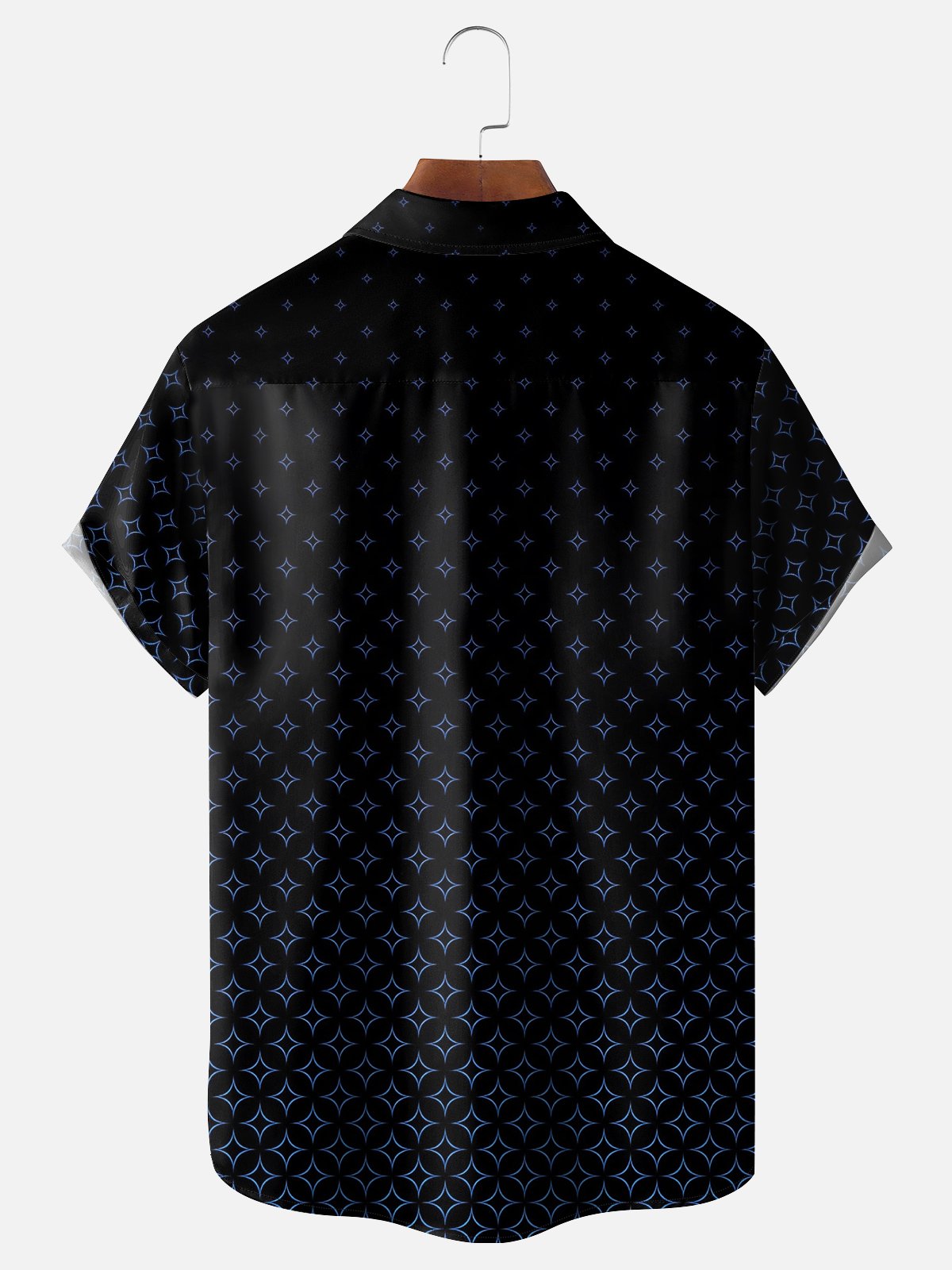 Hardaddy Moisture-wicking Geometric Pattern Hawaiian Shirt