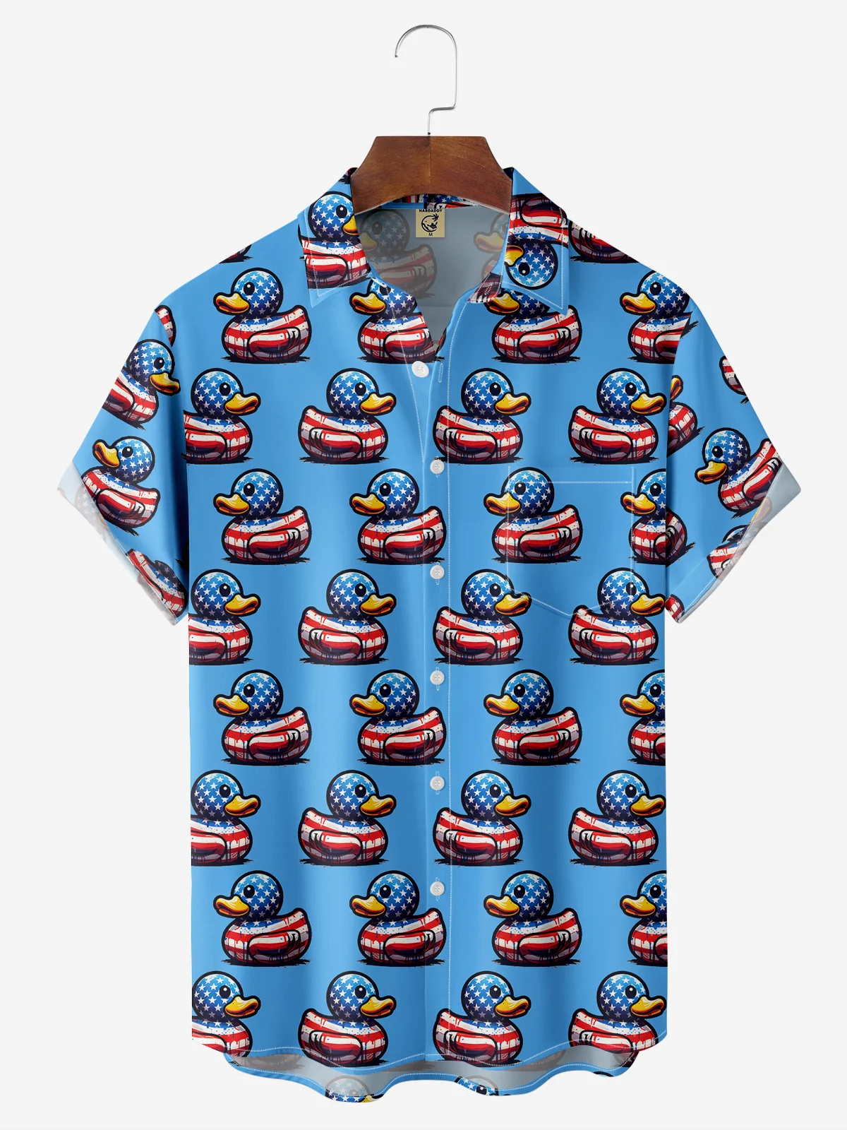 Moisture-wicking Animal Flag Casual Shirt