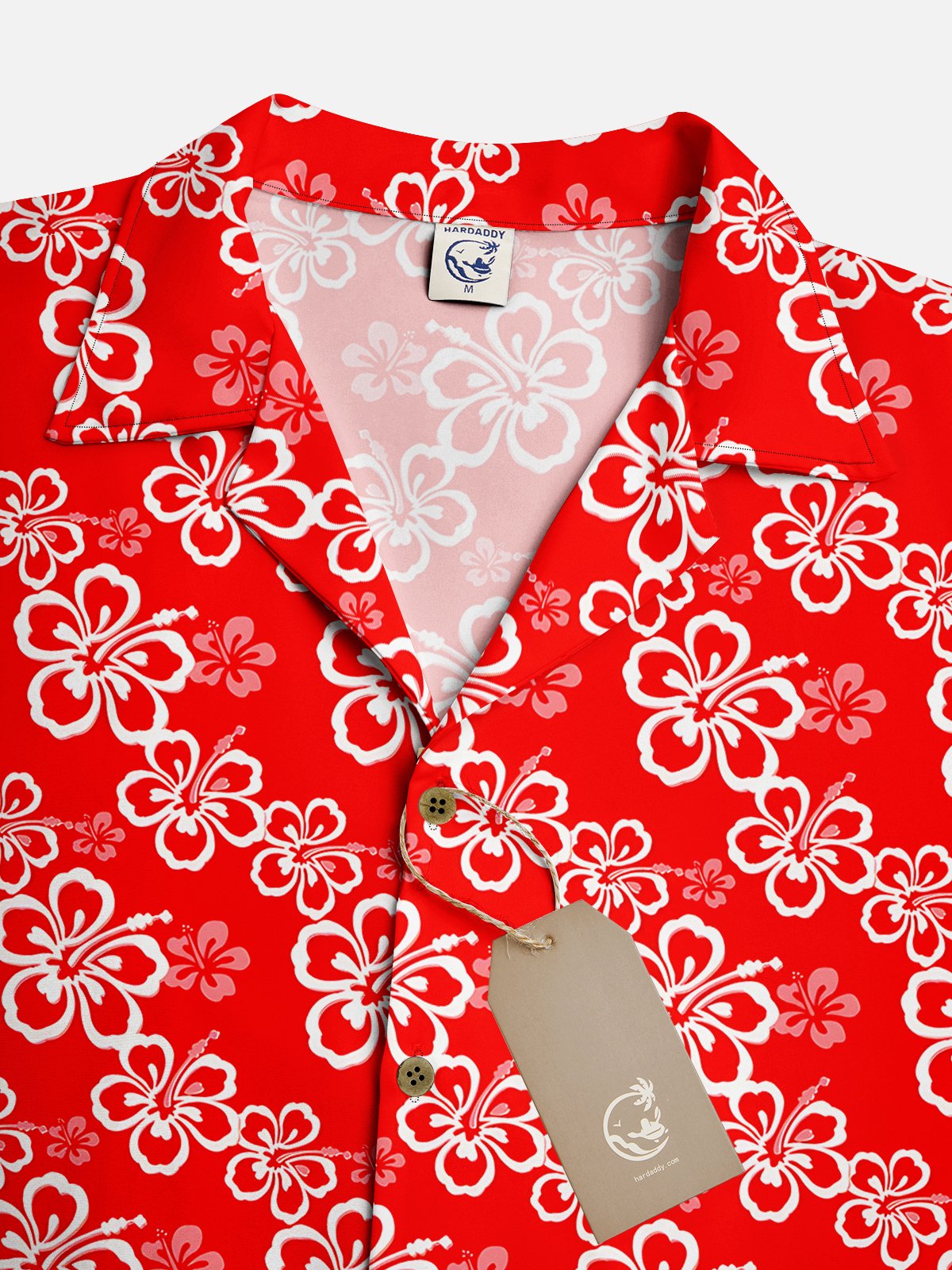 Moisture-wicking Flower Short Sleeve Aloha Shirt