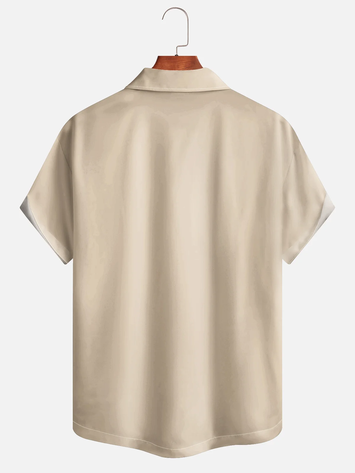 Moisture-wicking Mid-century Geometric Bowling Shirt
