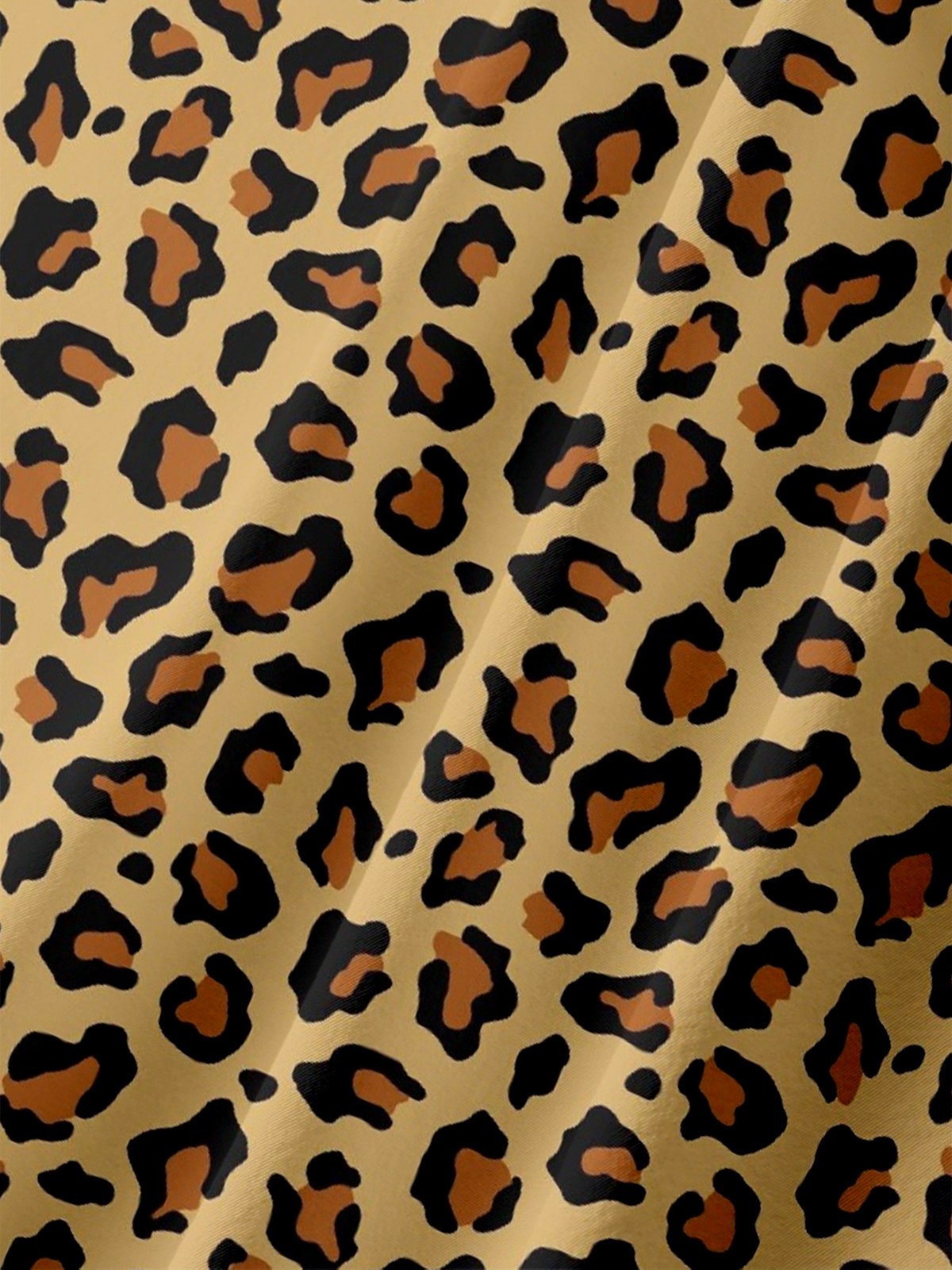 Moisture-Wicking Leopard Print Shirt