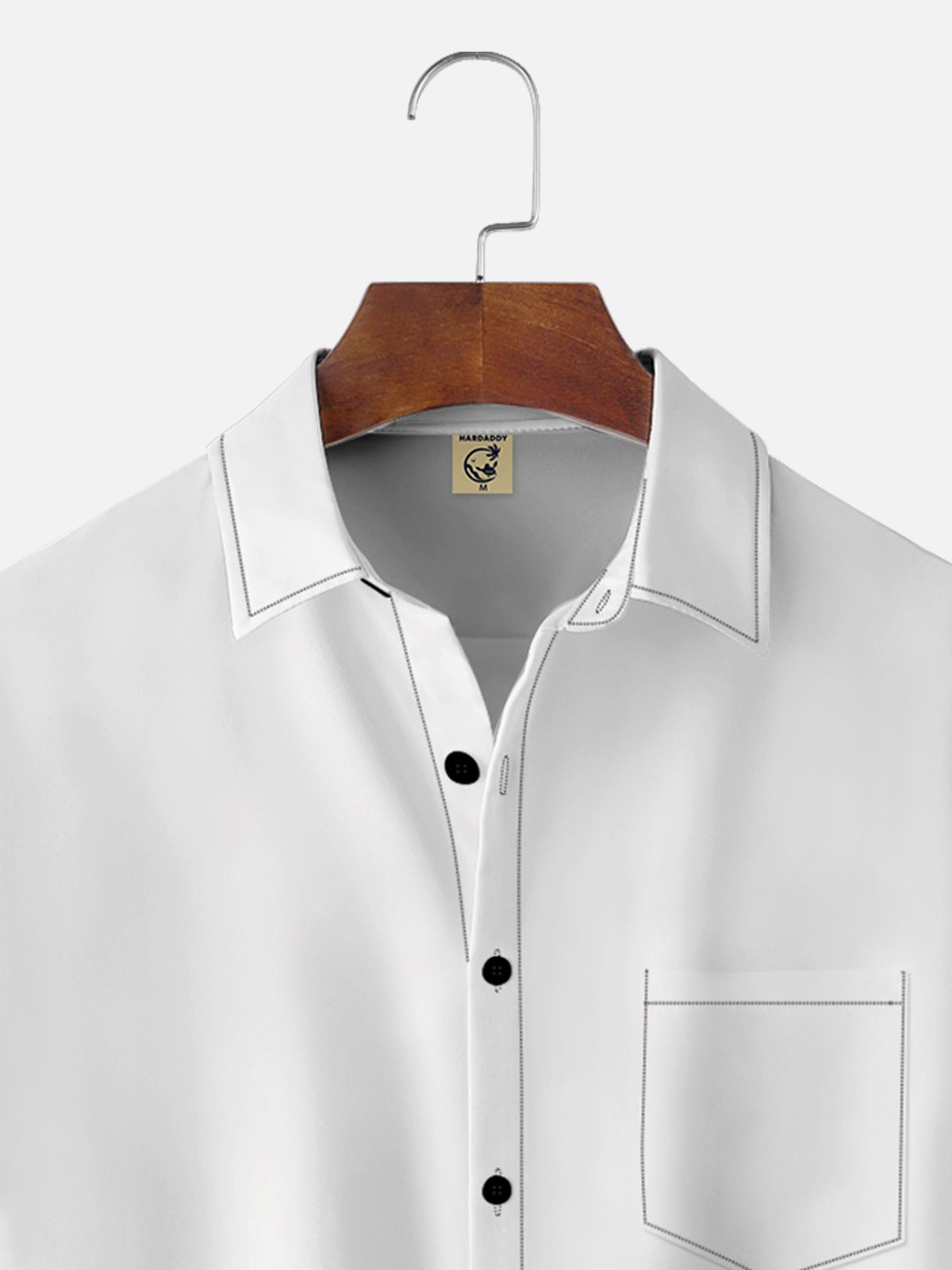 Moisture-wicking Billiards Chest Pocket Casual Shirt