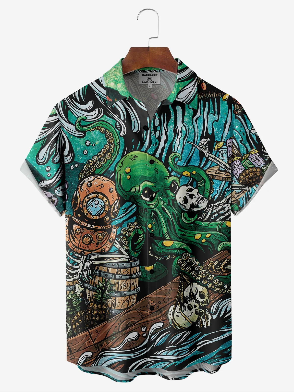 Octopus Adventure Shirt By David Lozeau