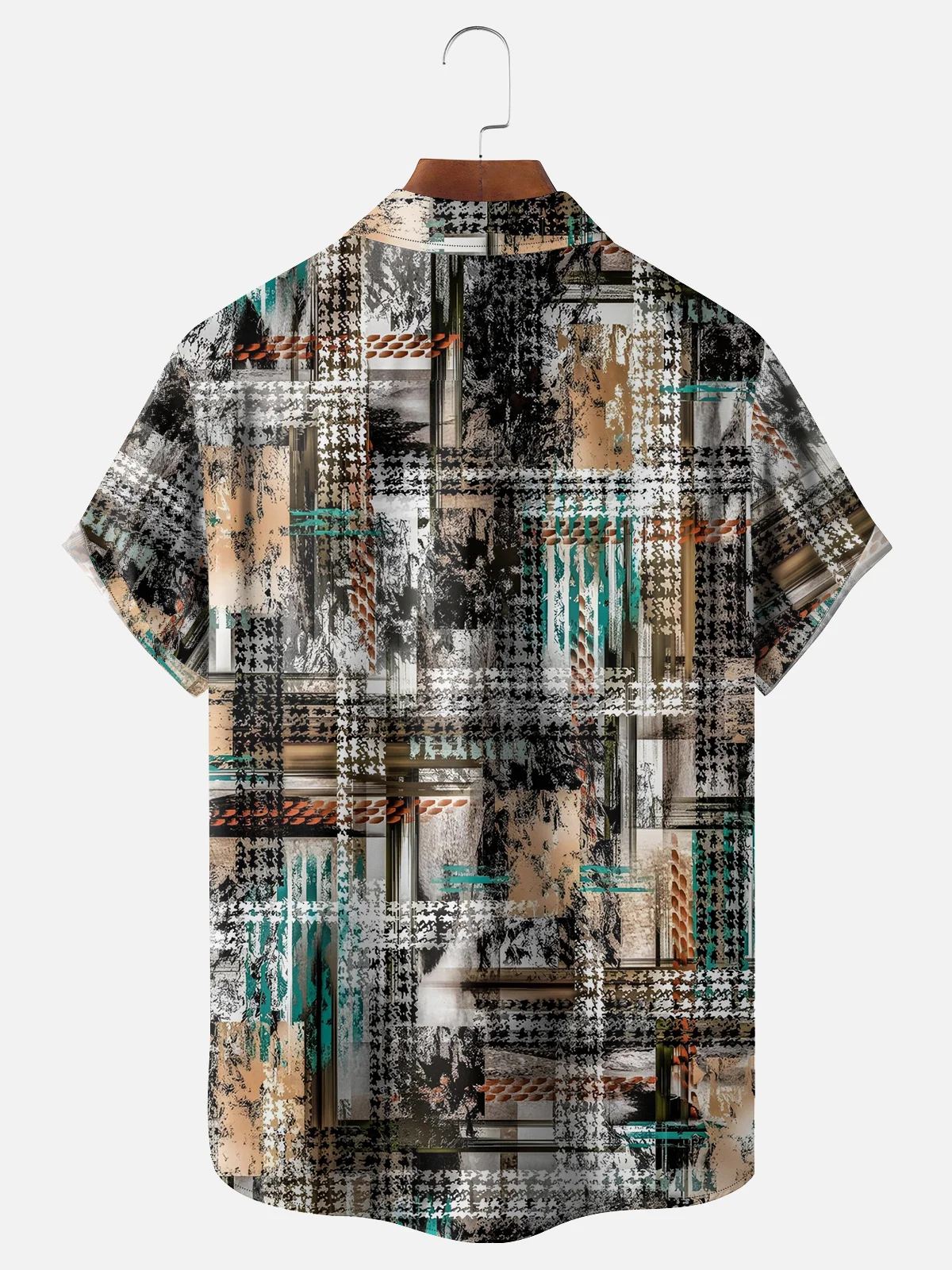 Moisture-wicking Textured Chest Pocket Casual Shirt