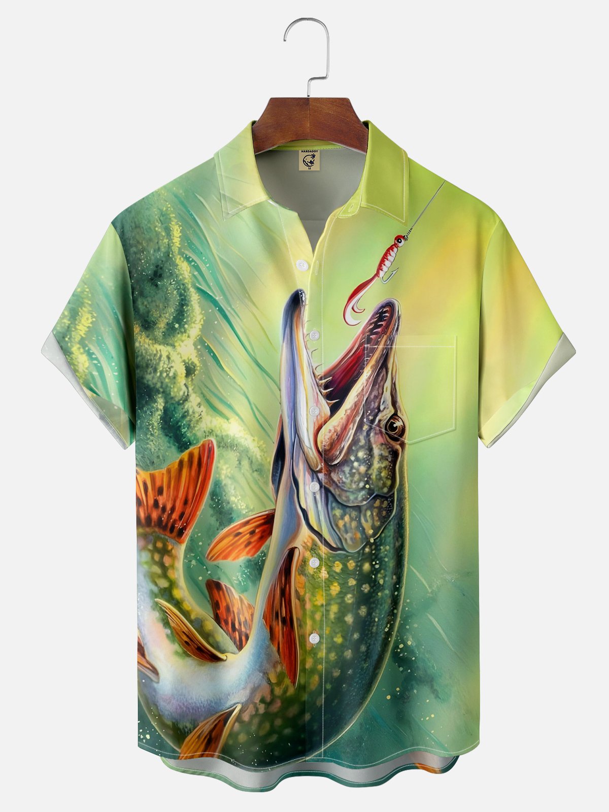 Hardaddy Outdoor Fishing Moisture-wicking Hawaiian Shirt