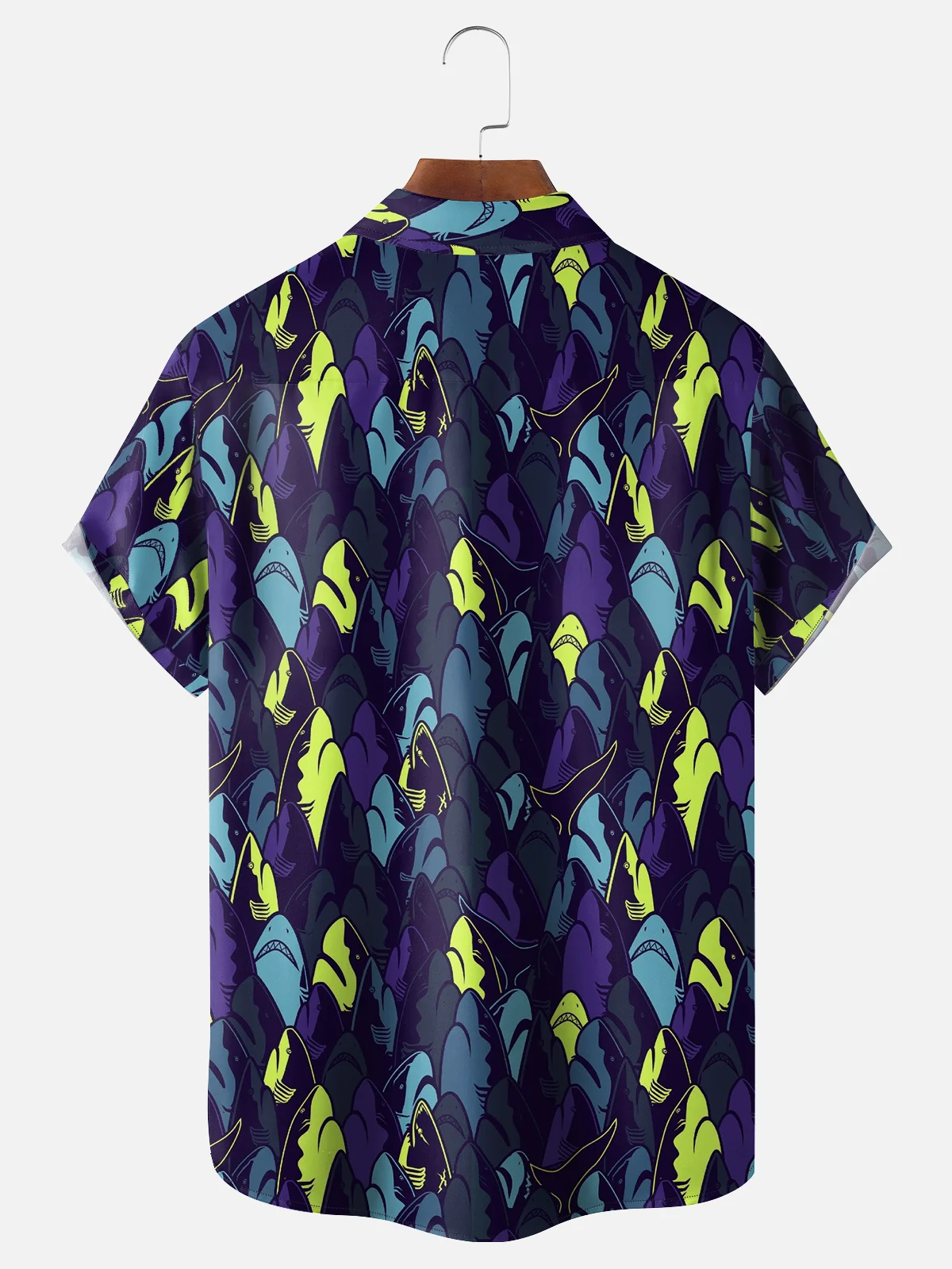 Hardaddy Moisture-Wicking Shark Print Shirt