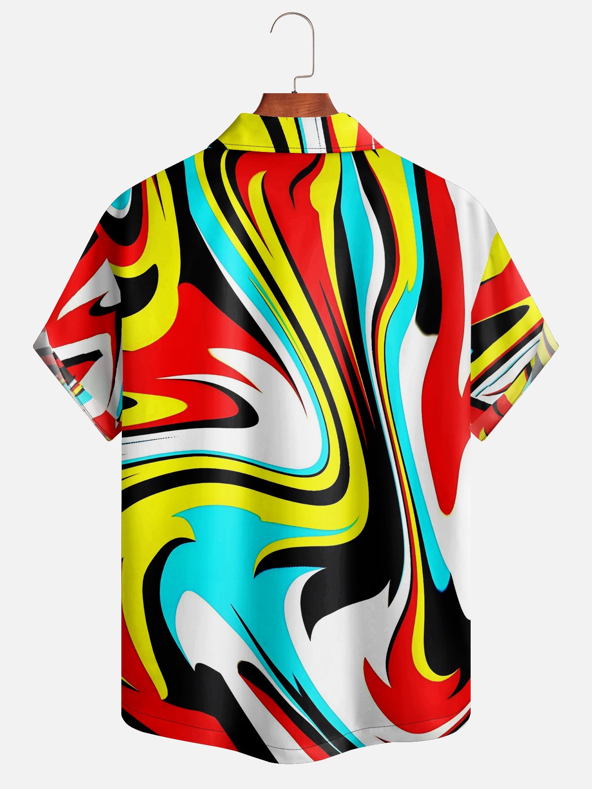 Hardaddy Moisture-wicking Abstract Art Hawaiian Shirt