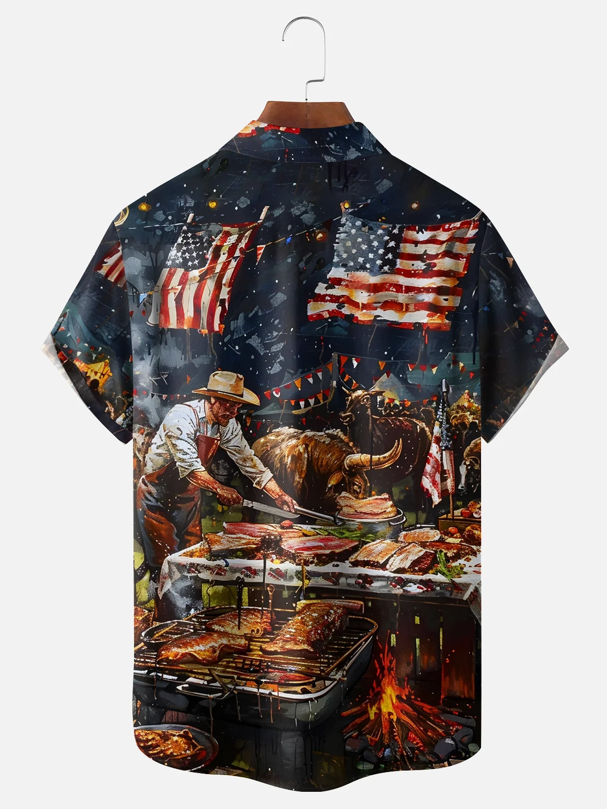 Hardaddy American BBQ Festival National Patriotic Shirt