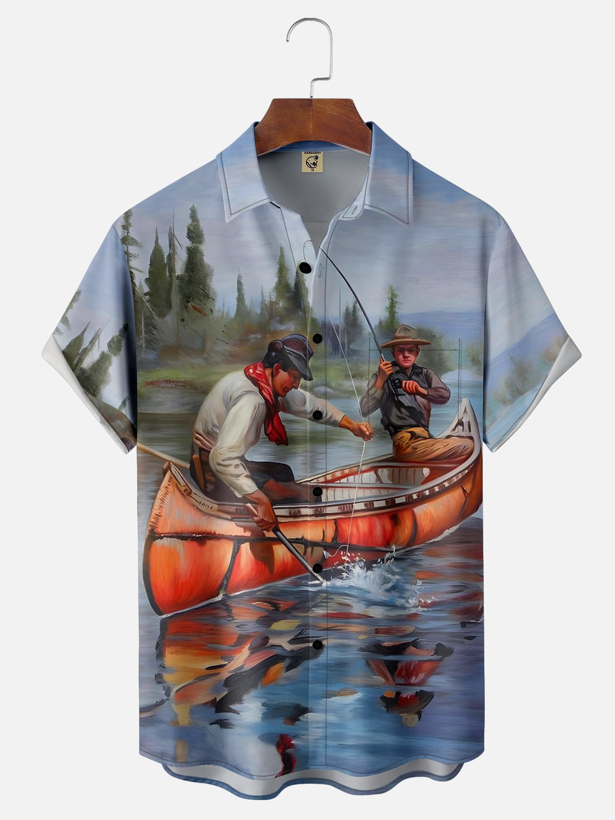 Hardaddy Outdoor Fishing Moisture-wicking Hawaiian Shirt