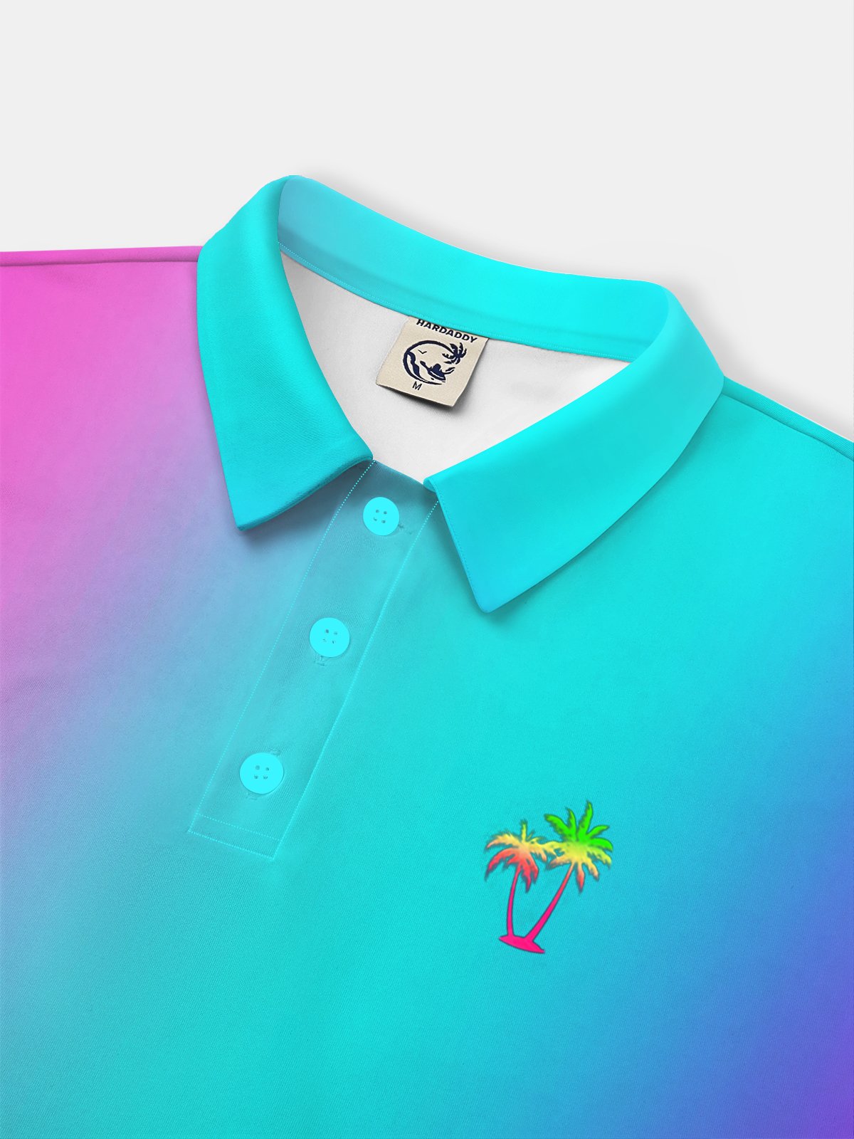 Hardaddy Moisture-wicking Golf Polo Ombre Coconut Tree