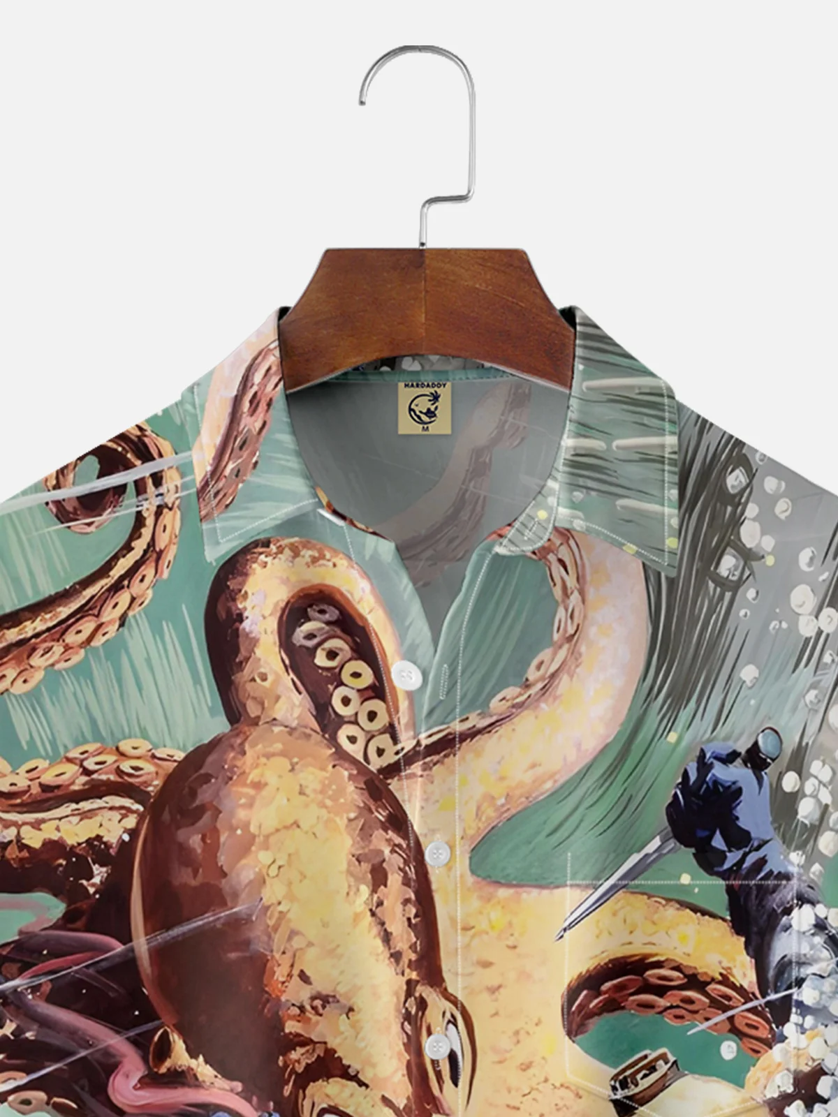 Moisture-Wicking Octopus Print Shirt