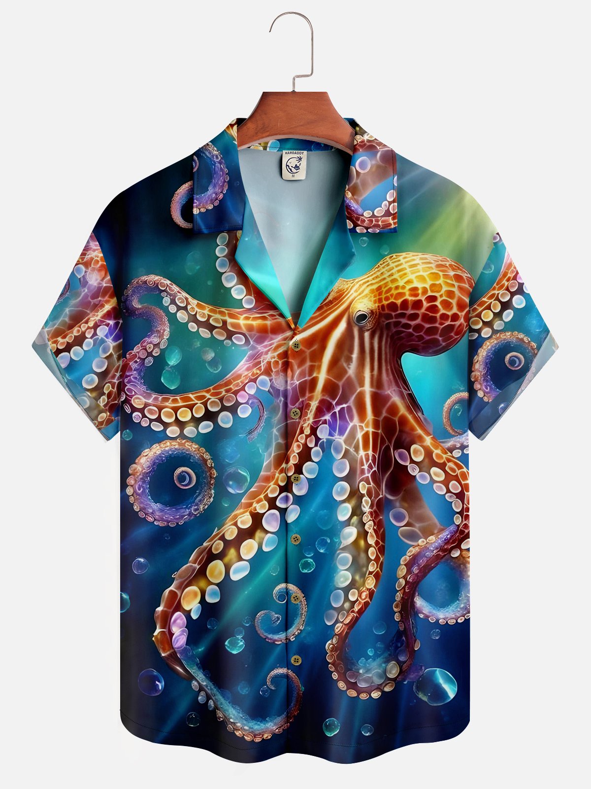 Hardaddy Moisture-wicking Octopus Hawaiian Shirt