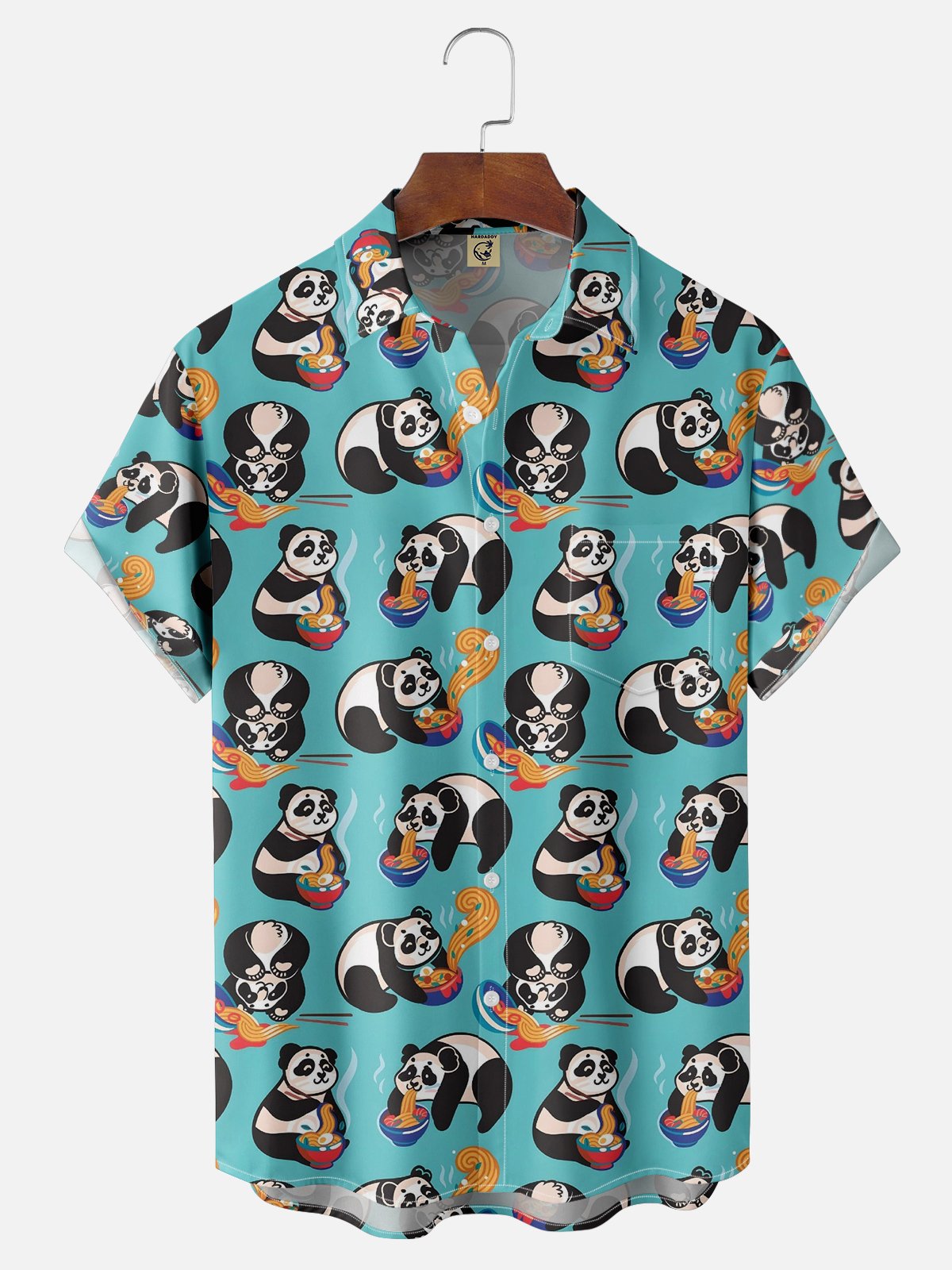 Moisture-Wicking Fun Panda Print Shirt