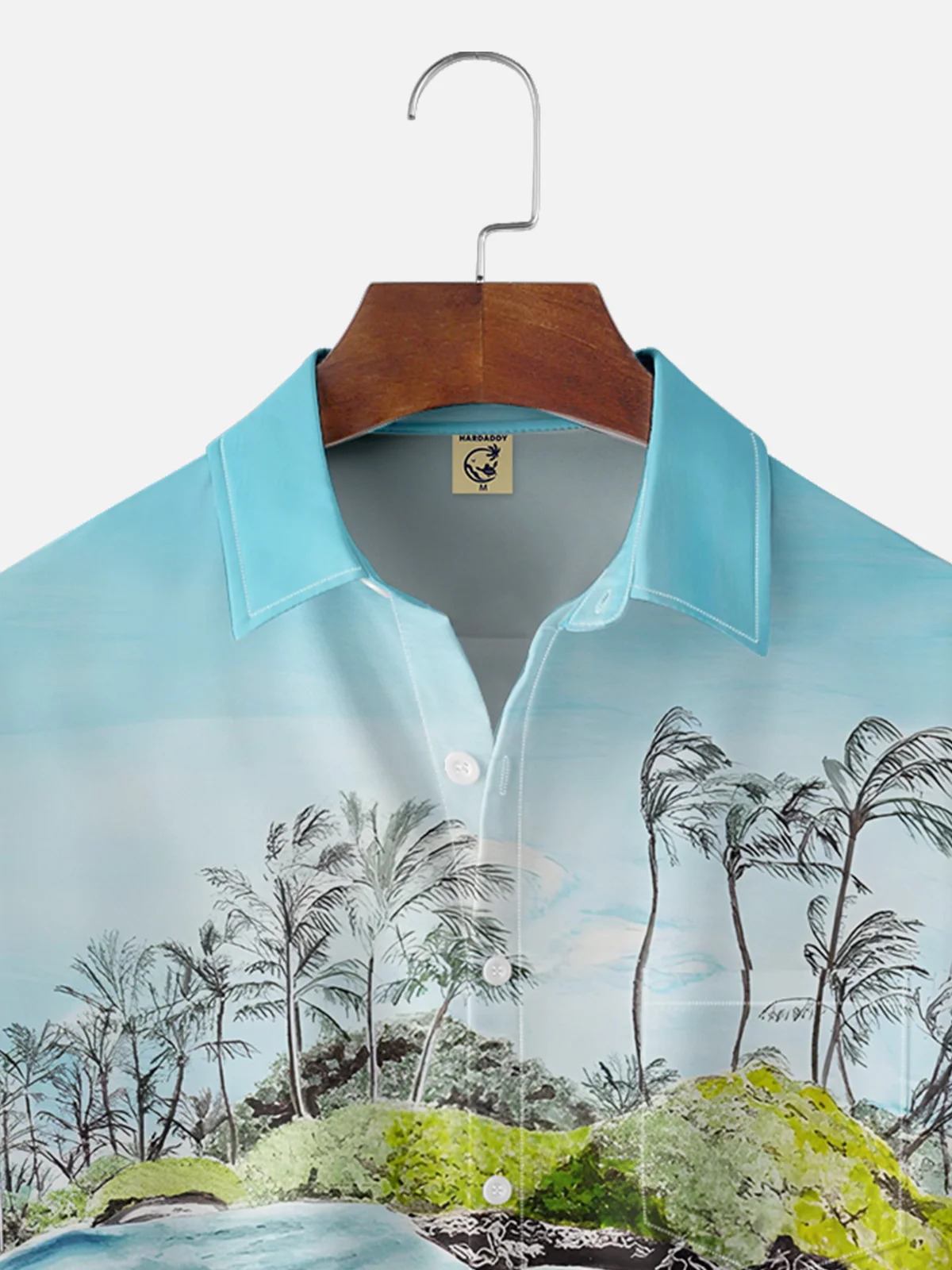 Moisture-wicking Beach Turtle Chest Pocket Hawaiian Shirt