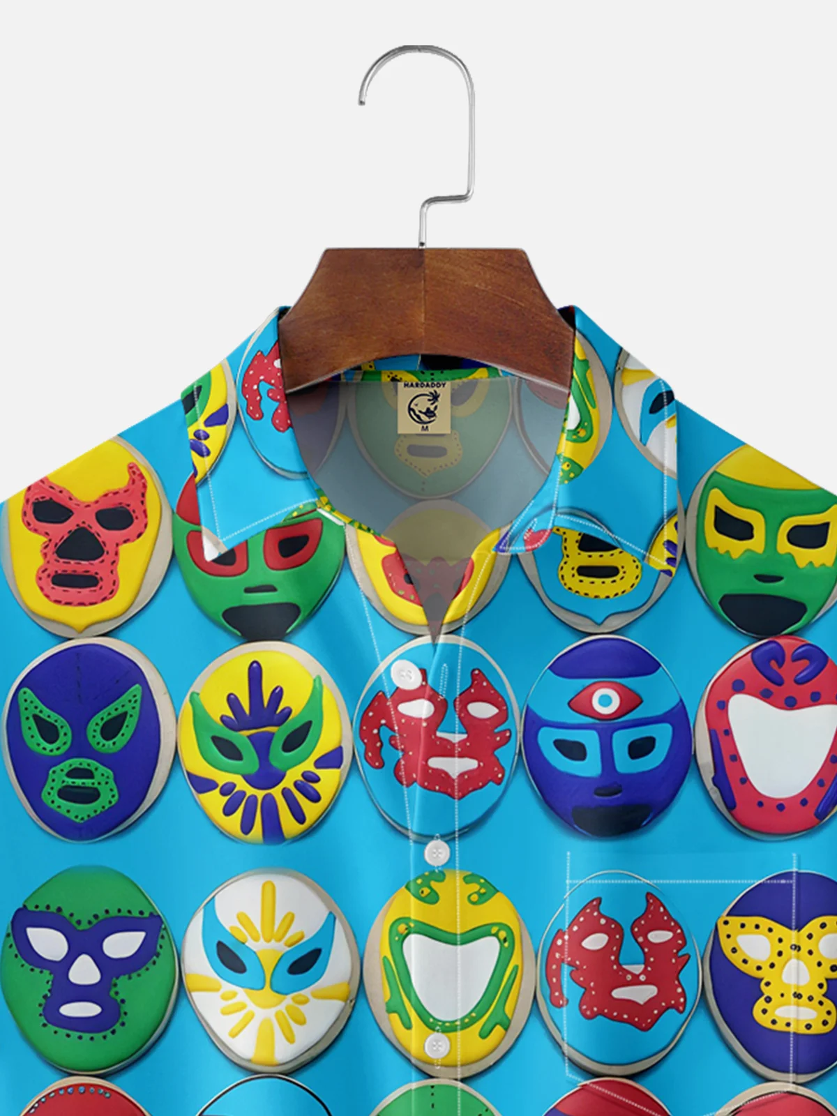 Moisture-wicking Mask Chest Pocket Hawaiian Shirt