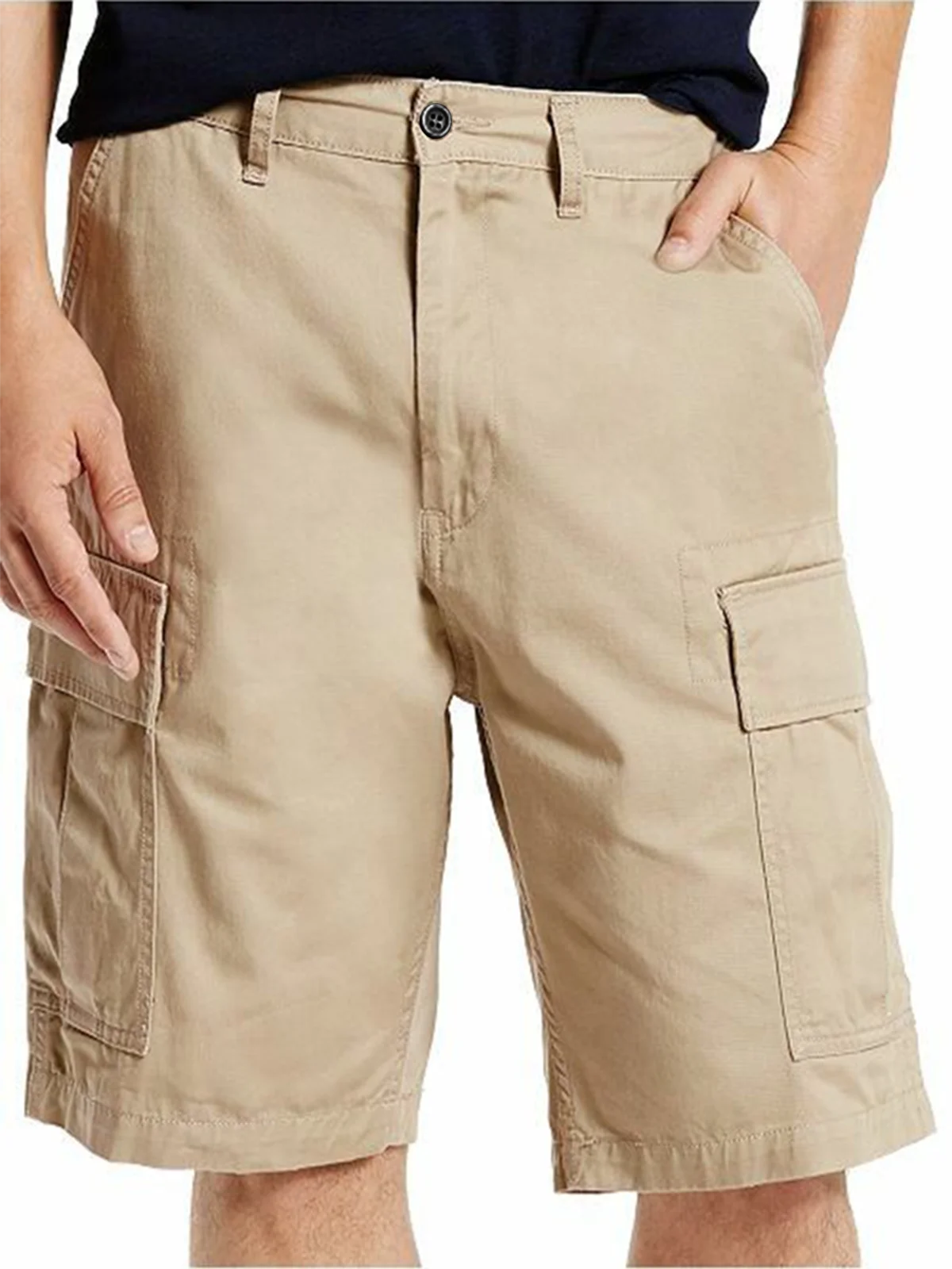 Cotton Plain Workwear Bermuda