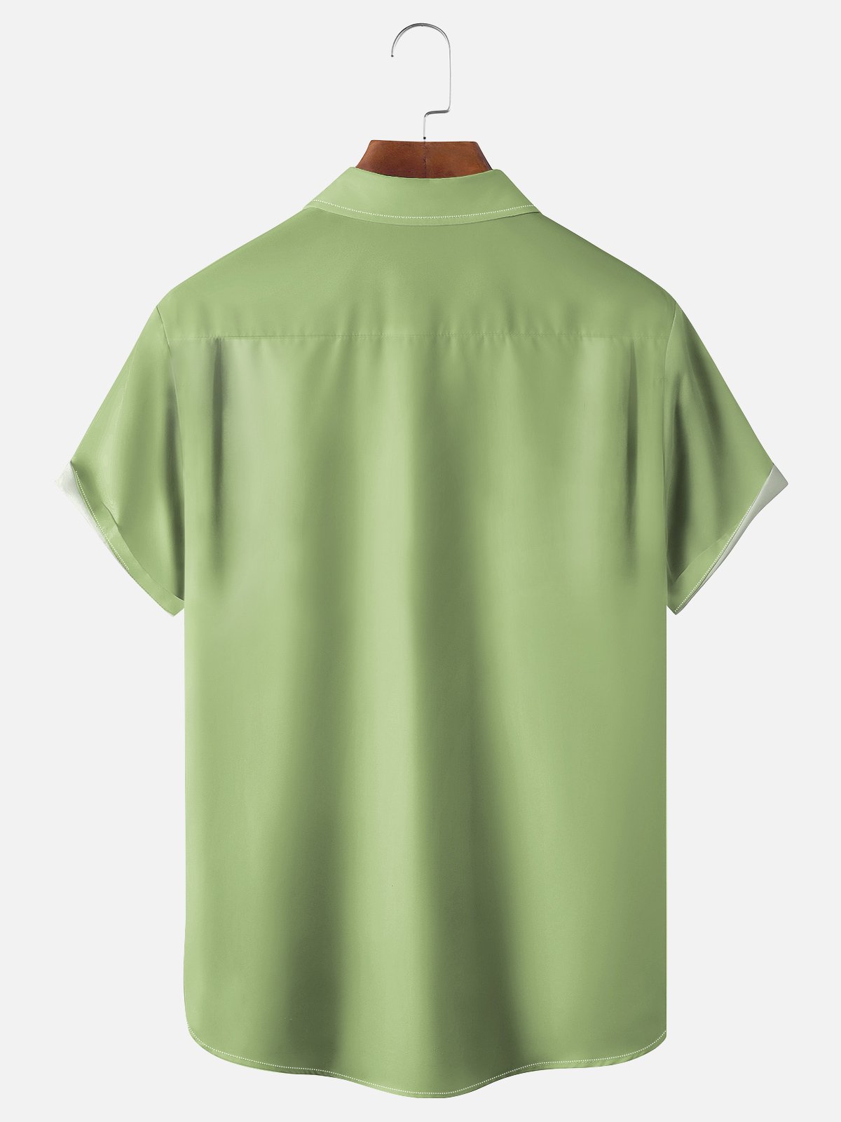 Moisture-wicking Frog Chest Pocket Bowling Shirt