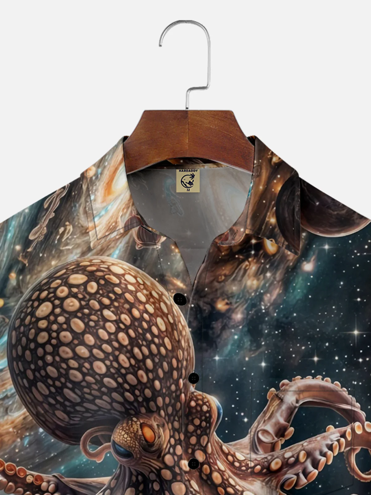 Moisture-wicking Star Octopus Hawaiian Shirt