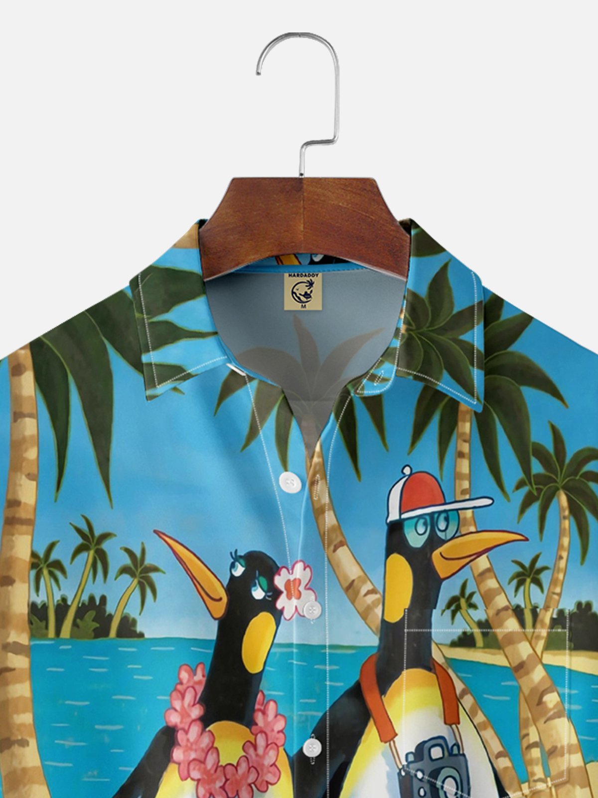 Moisture-wicking Penguin Resort Hawaiian Shirt