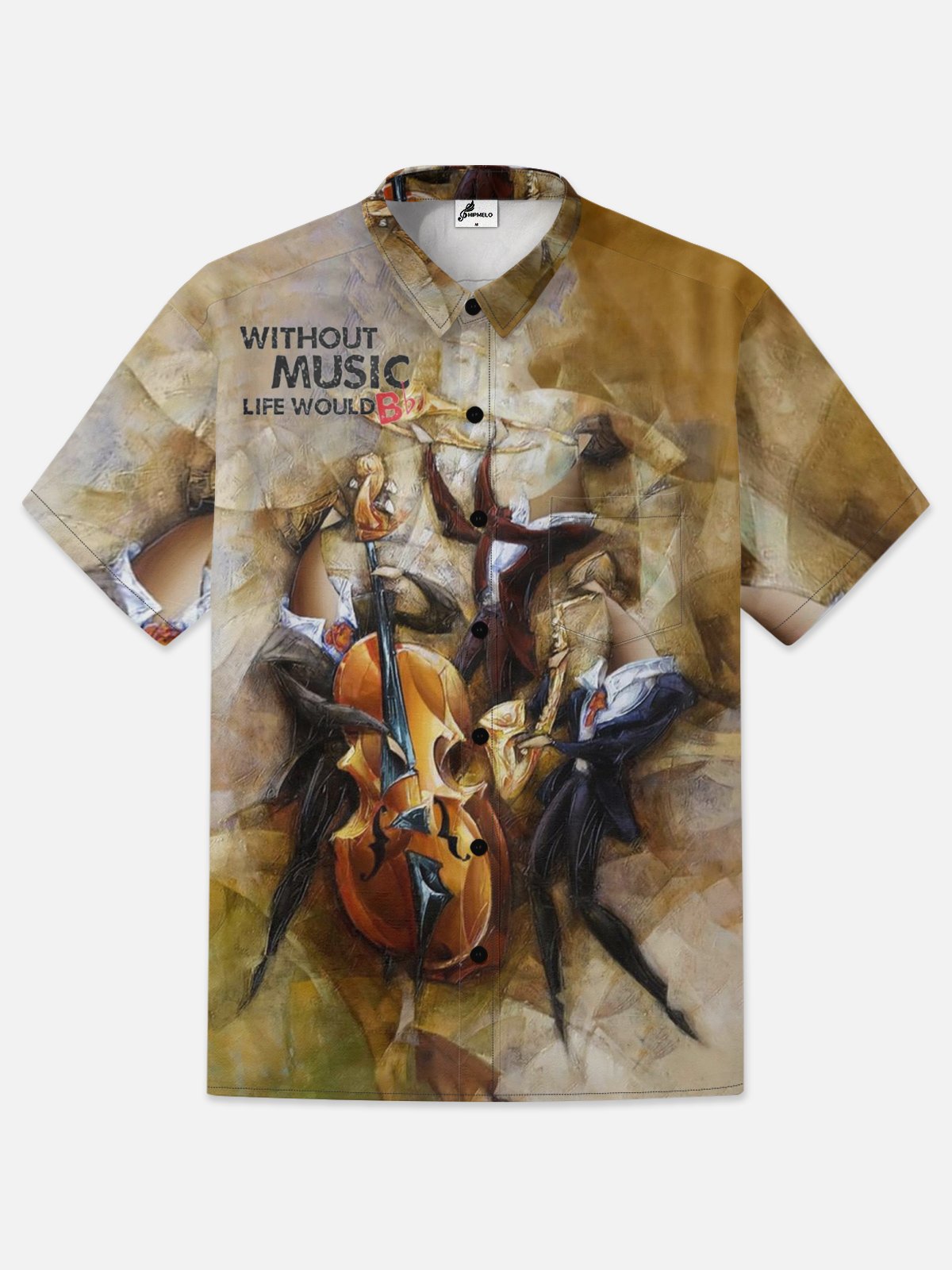 Moisture-wicking Art Music Painting Hawaiian Shirt