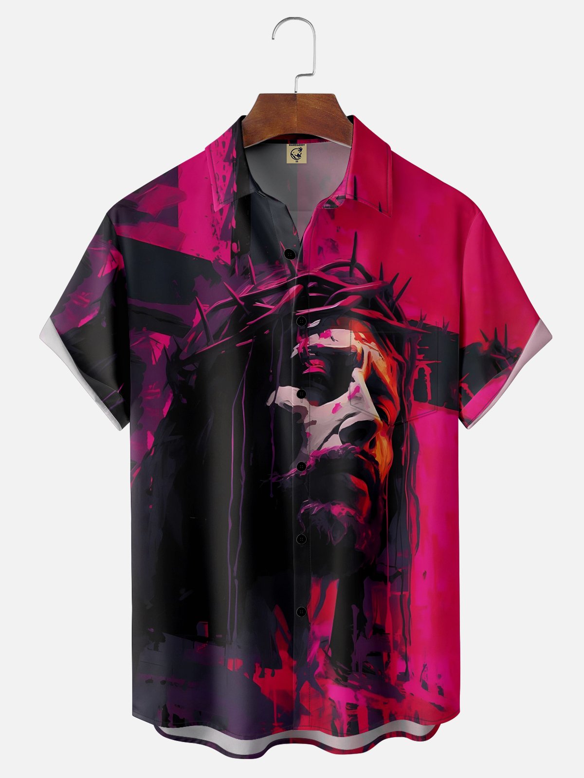 Moisture Wicking Jesus Cross Hawaiian Shirt