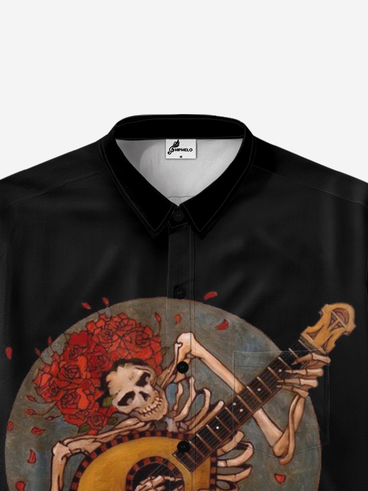 Moisture-wicking Skeleton Performer Hawaiian Shirt