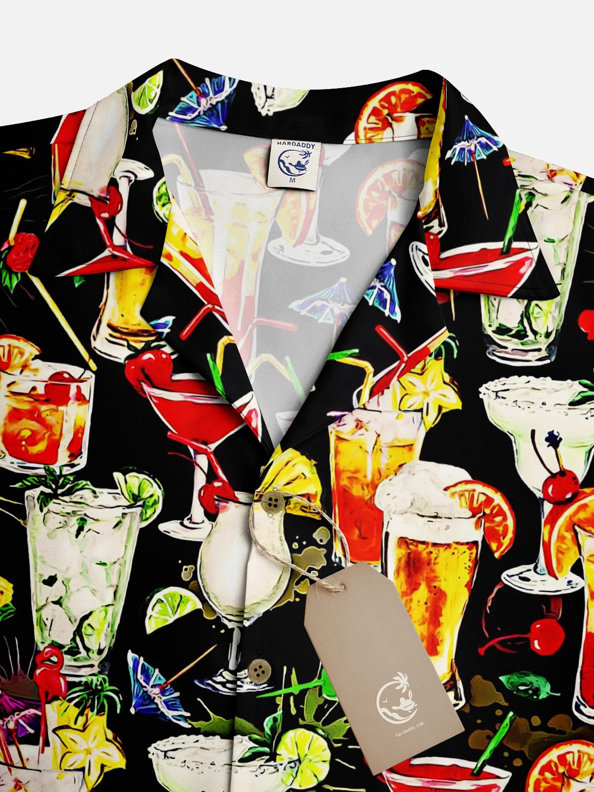 Moisture-wicking Cocktail Hawaiian Shirt