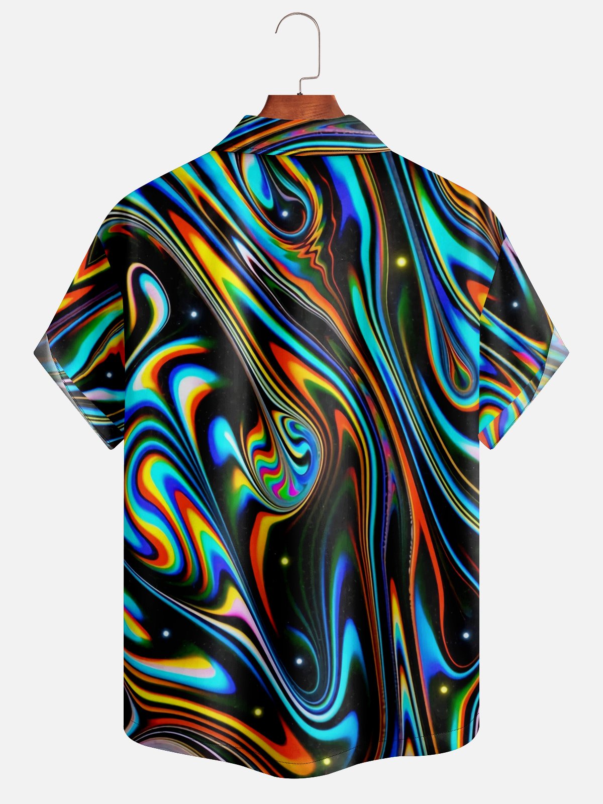 Moisture-wicking Breathable Abstract Art Aloha Shirt