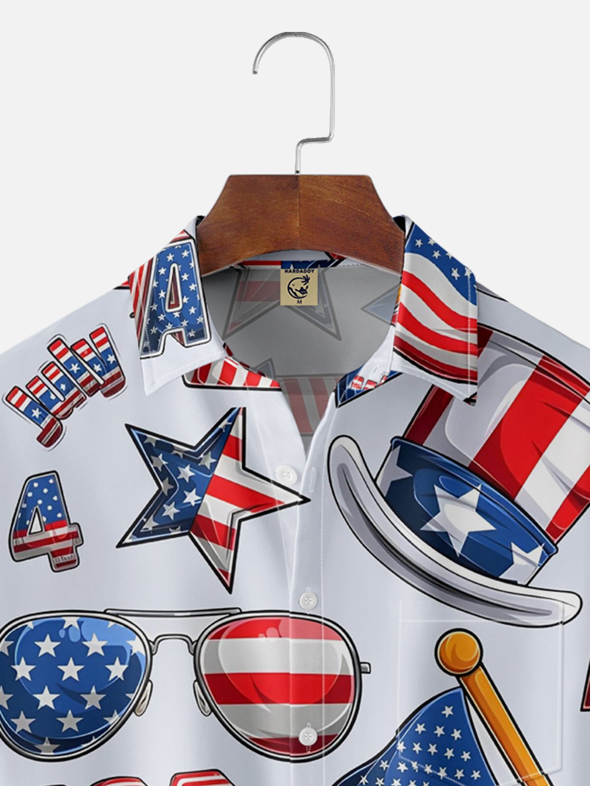 Moisture-wicking Breathable National Independence Day Patriotic Shirt