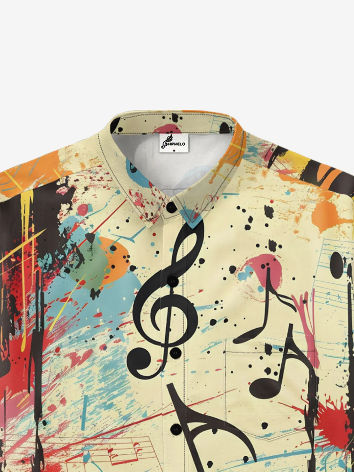 Rock Music Notation Playing Music Quick Dry Shirt