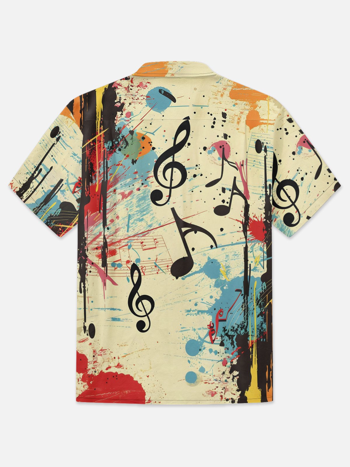 Rock Music Notation Playing Music Quick Dry Shirt