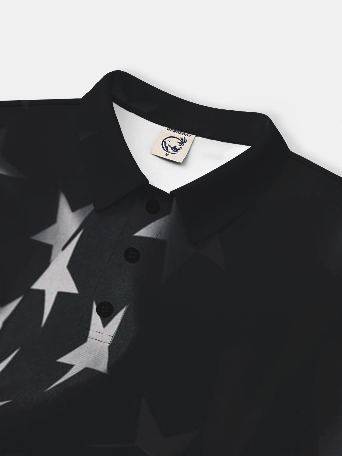 Moisture Wicking Golf Polo 3D Gradient Abstract American Flag