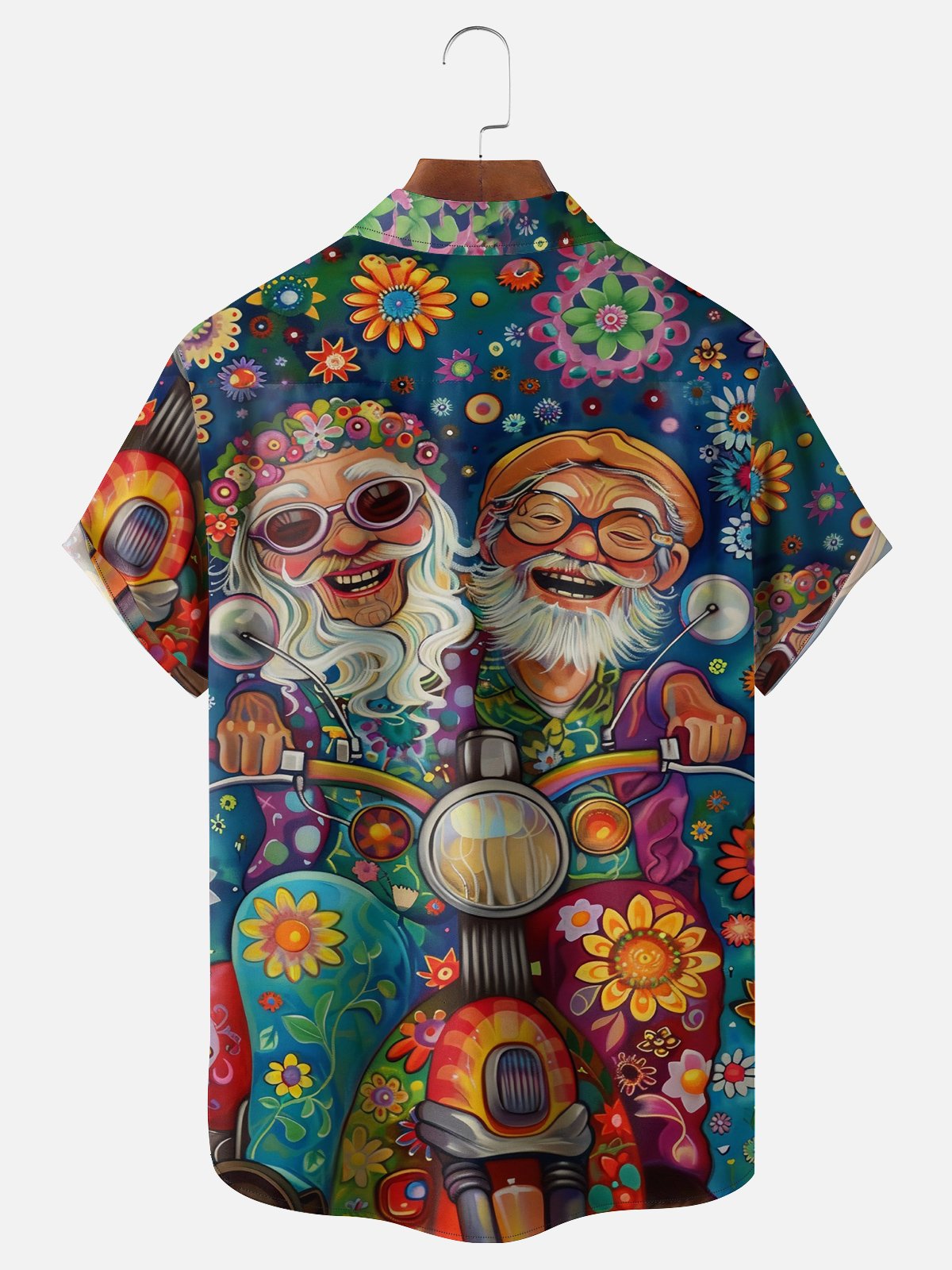 Moisture Wicking Figure Art Hawaiian Shirt