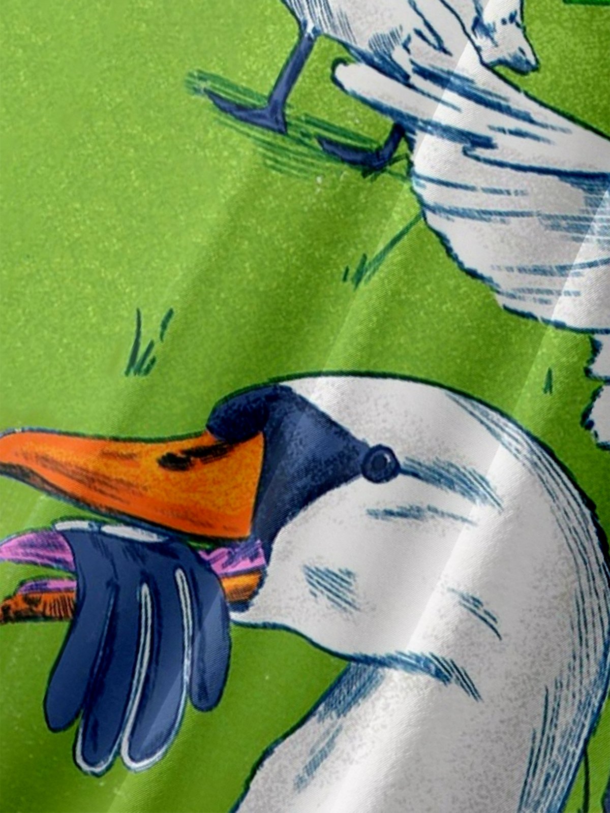 Moisture-wicking Golf Goose Hawaiian Shirt