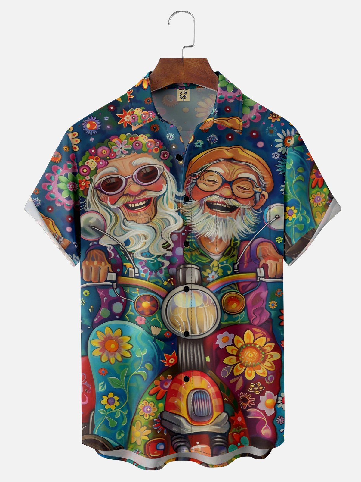 Moisture Wicking Figure Art Hawaiian Shirt