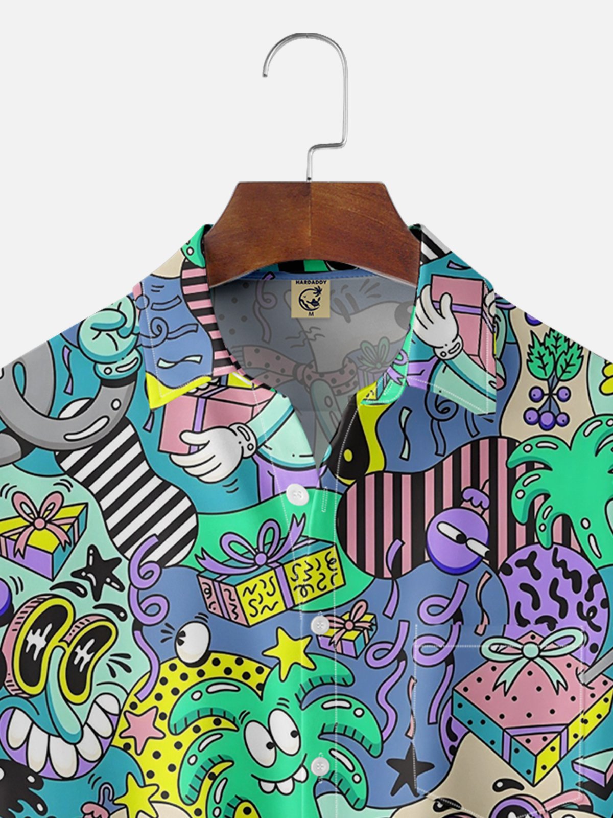 Moisture-wicking Abstract Illustration Hawaiian Shirt